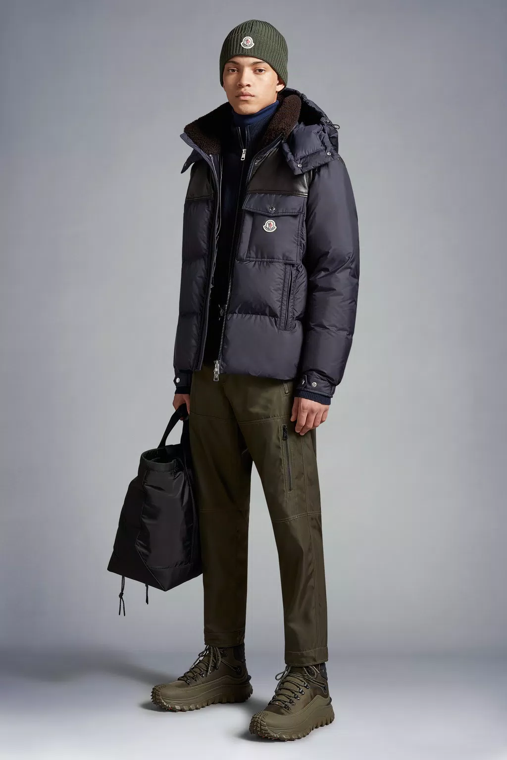Indigo Blue Risler Short Down Jacket - Short Down Jackets for Men ...