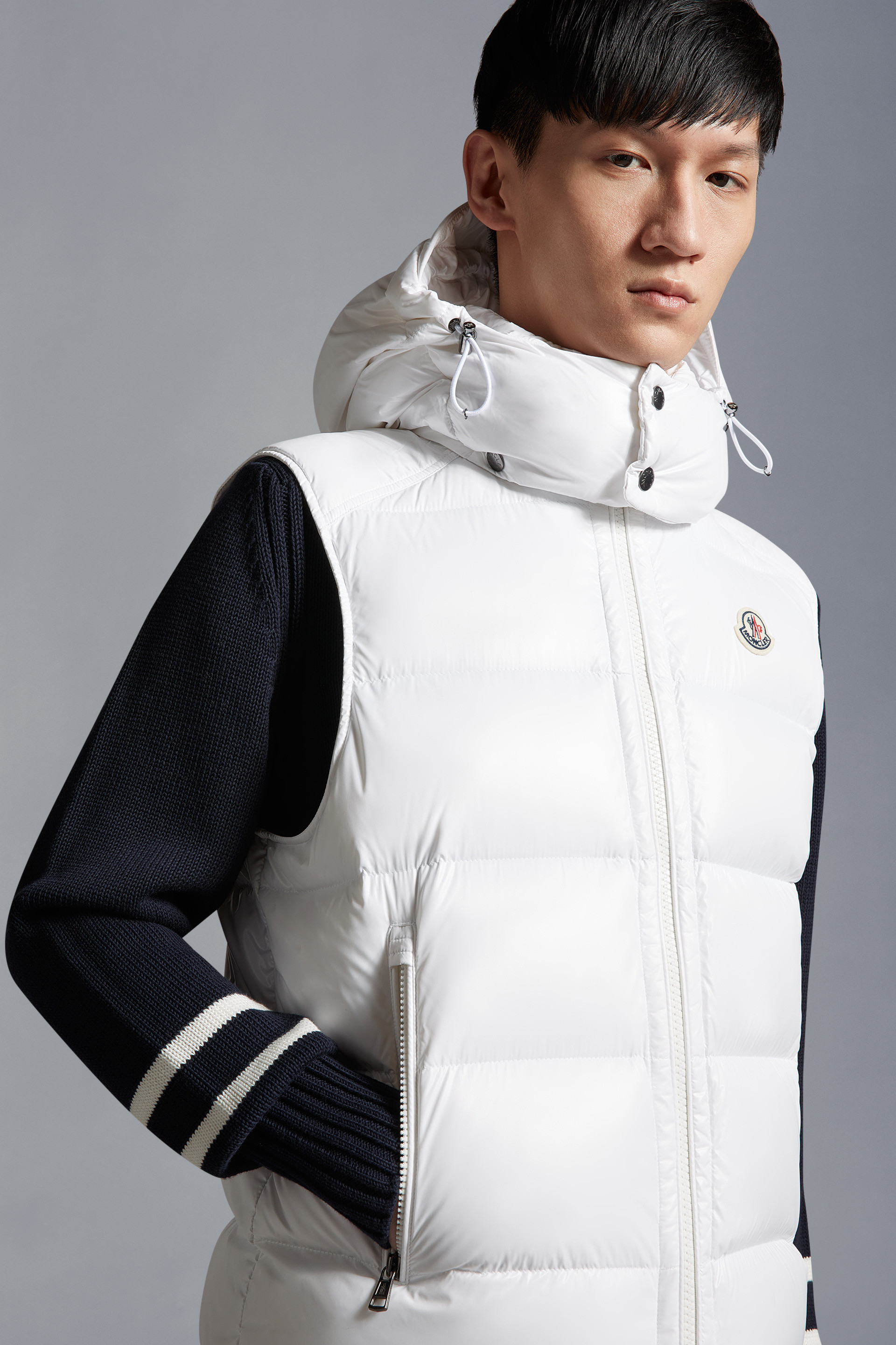 White on sale moncler vest