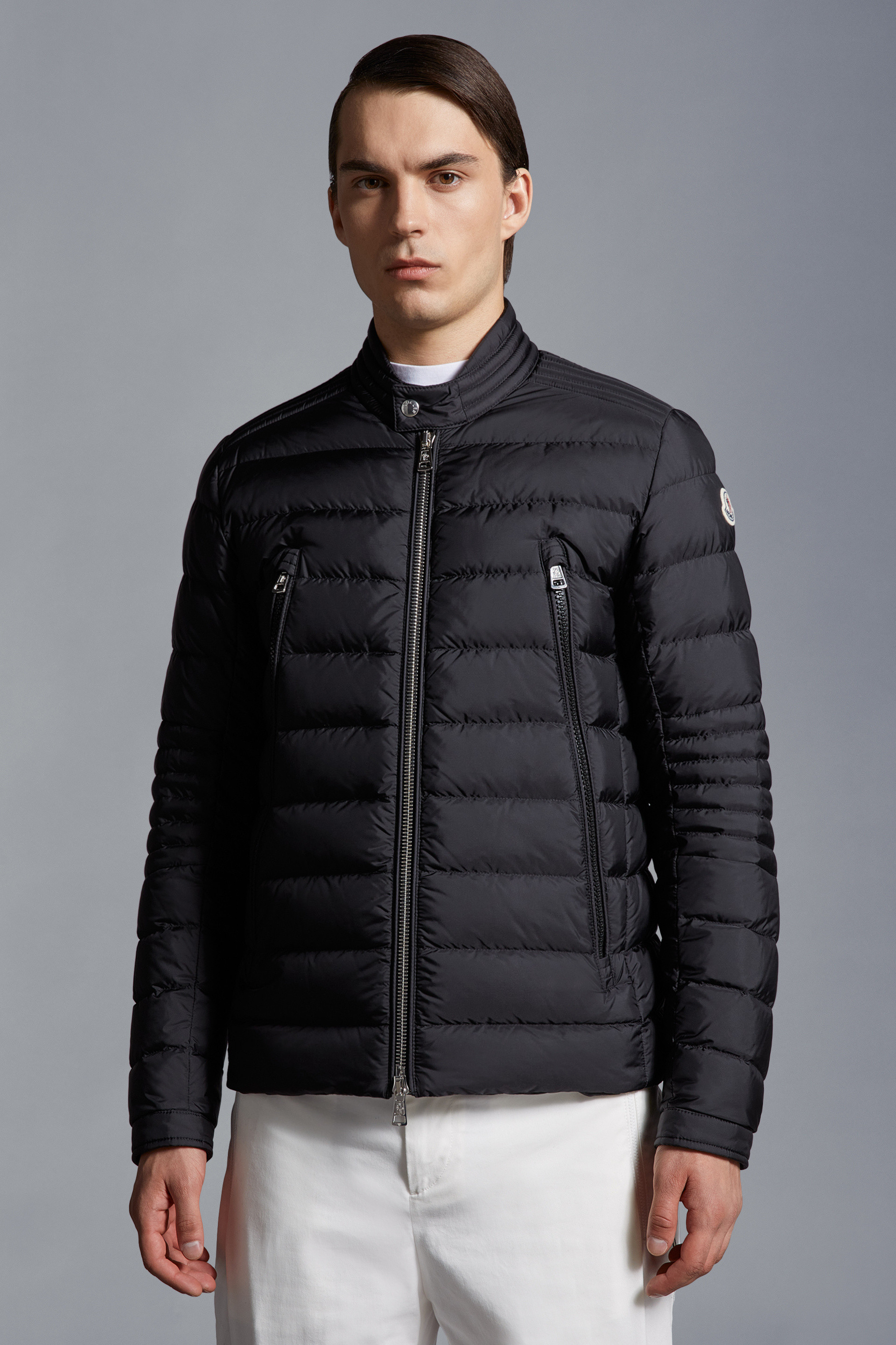 Black Amiot Short Down Jacket - Short Down Jackets for Men