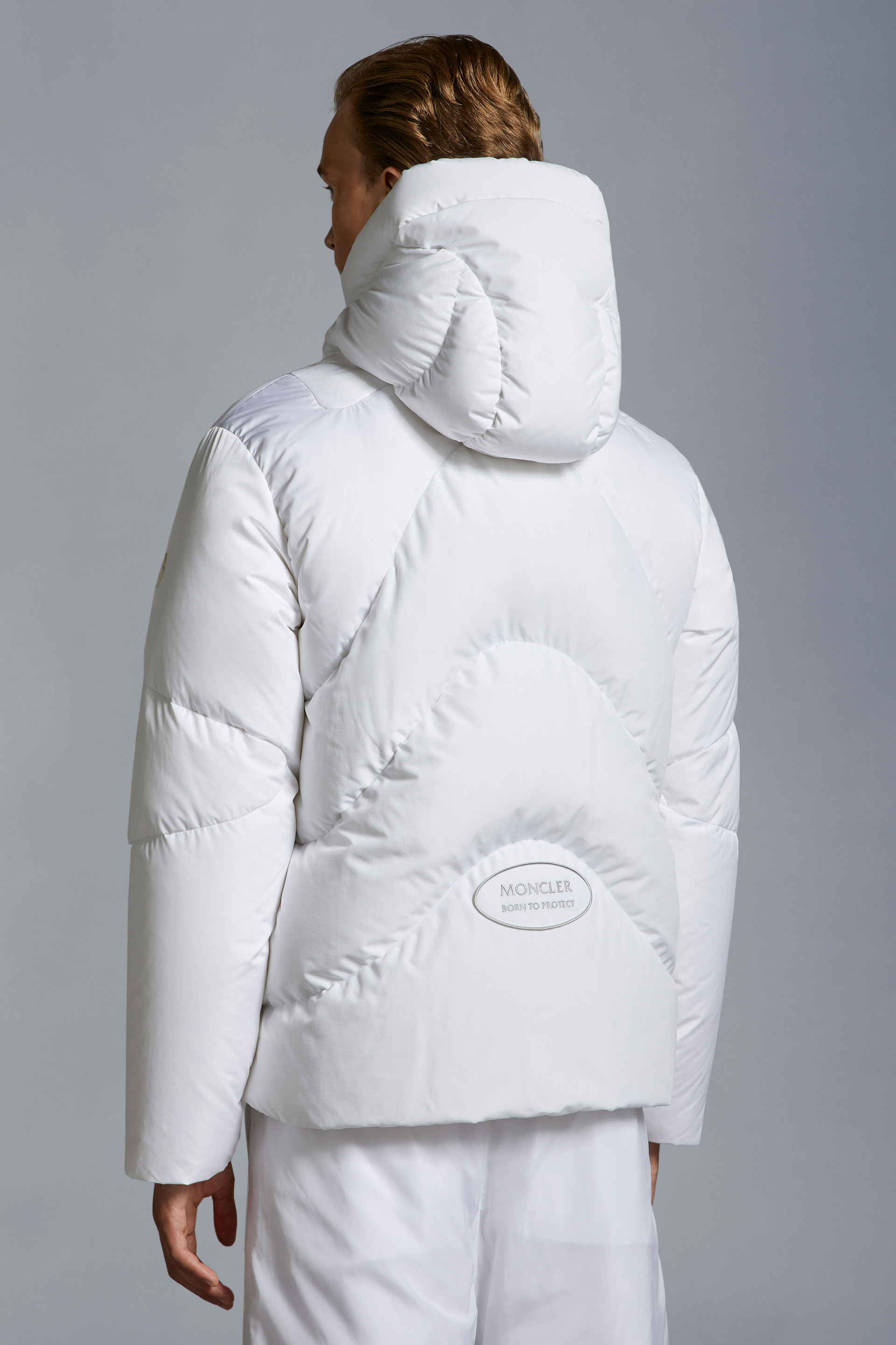 Optical White Adur Short Down Jacket - Short Down Jackets for Men 