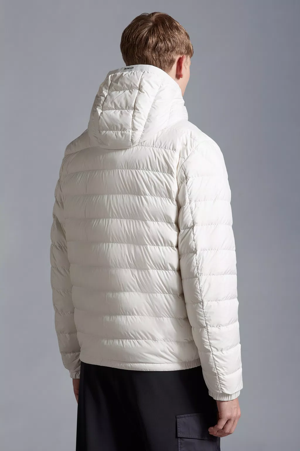 White Galion Short Down Jacket - Short Down Jackets for Men | Moncler GB
