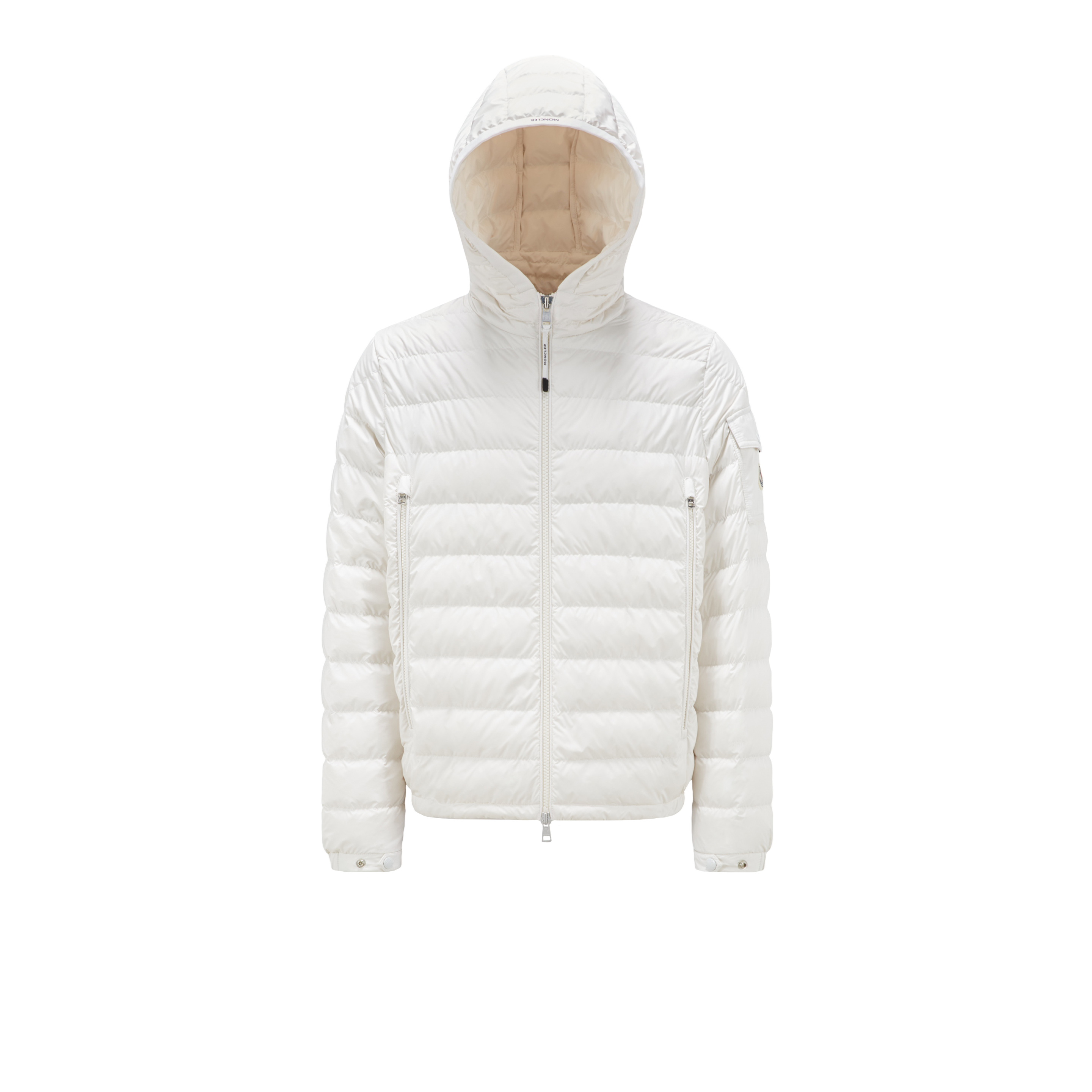 Moncler Collection Galion Short Down Jacket White