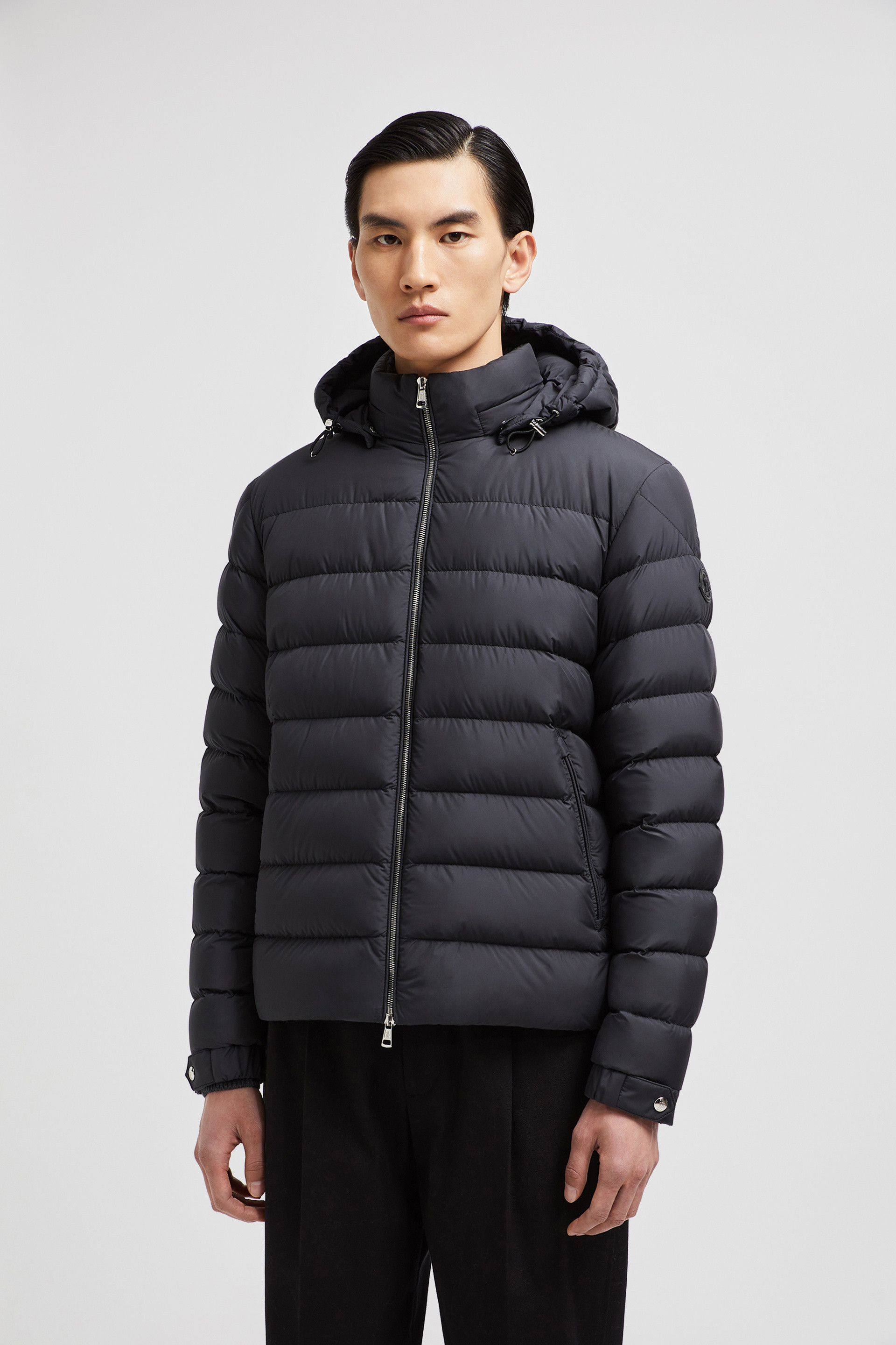 Black Arneb Short Down Jacket - Short Down Jackets for Men 