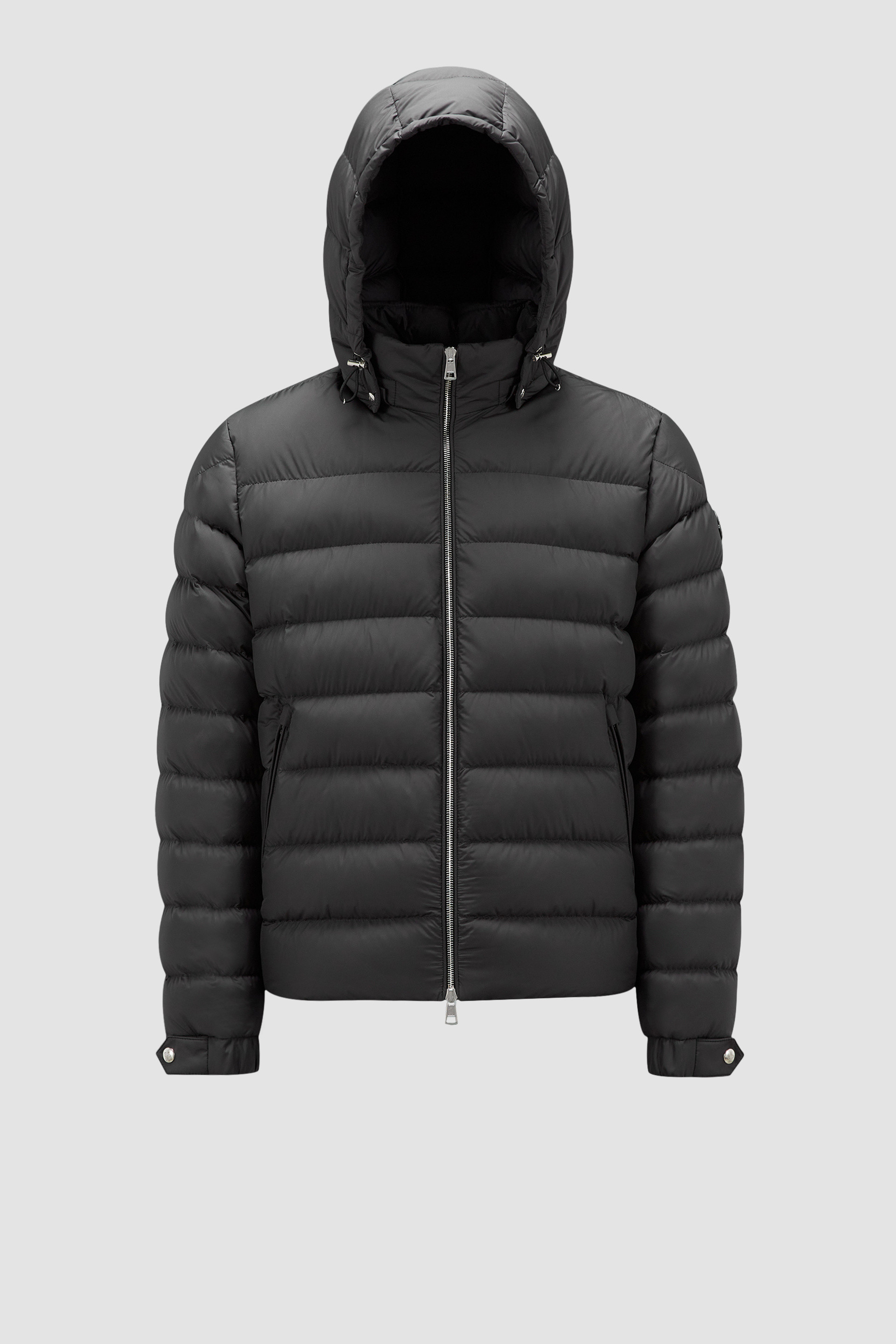 Black Arneb Short Down Jacket - Short Down Jackets for Men 