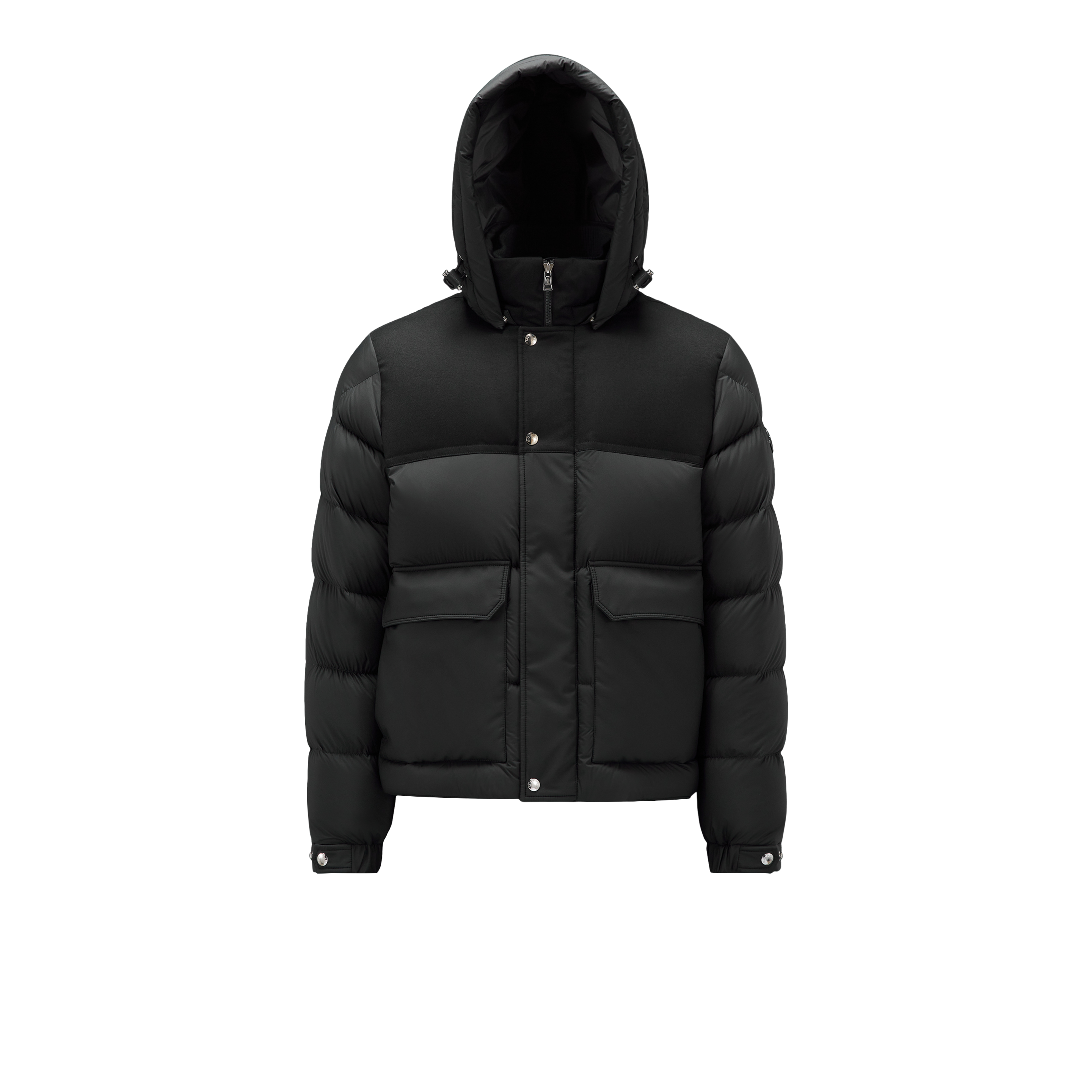 Moncler Collection Doudoune Courte Mussala In Noir