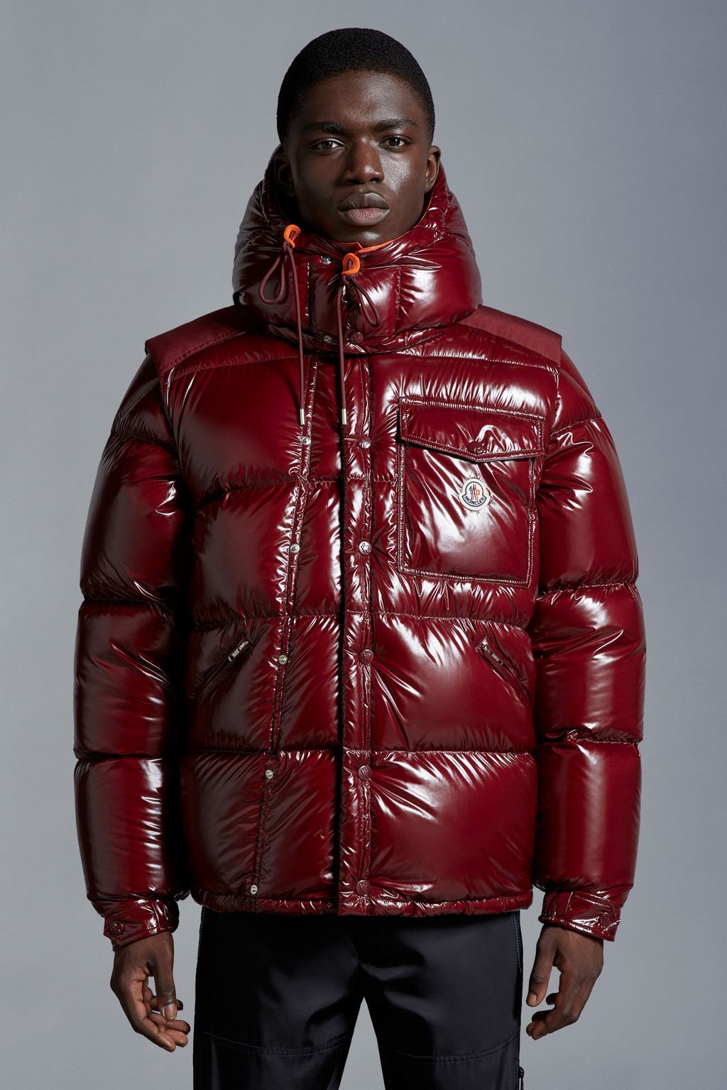 Piumino corto Moncler Karakorum Uomo Bordeaux Piumini Corti Uomo