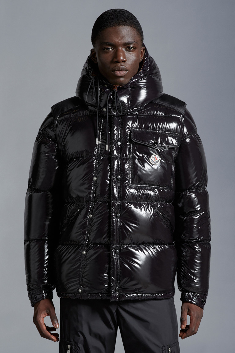 Piumino corto Moncler Karakorum Uomo Nero Piumini Corti Uomo Moncler IT