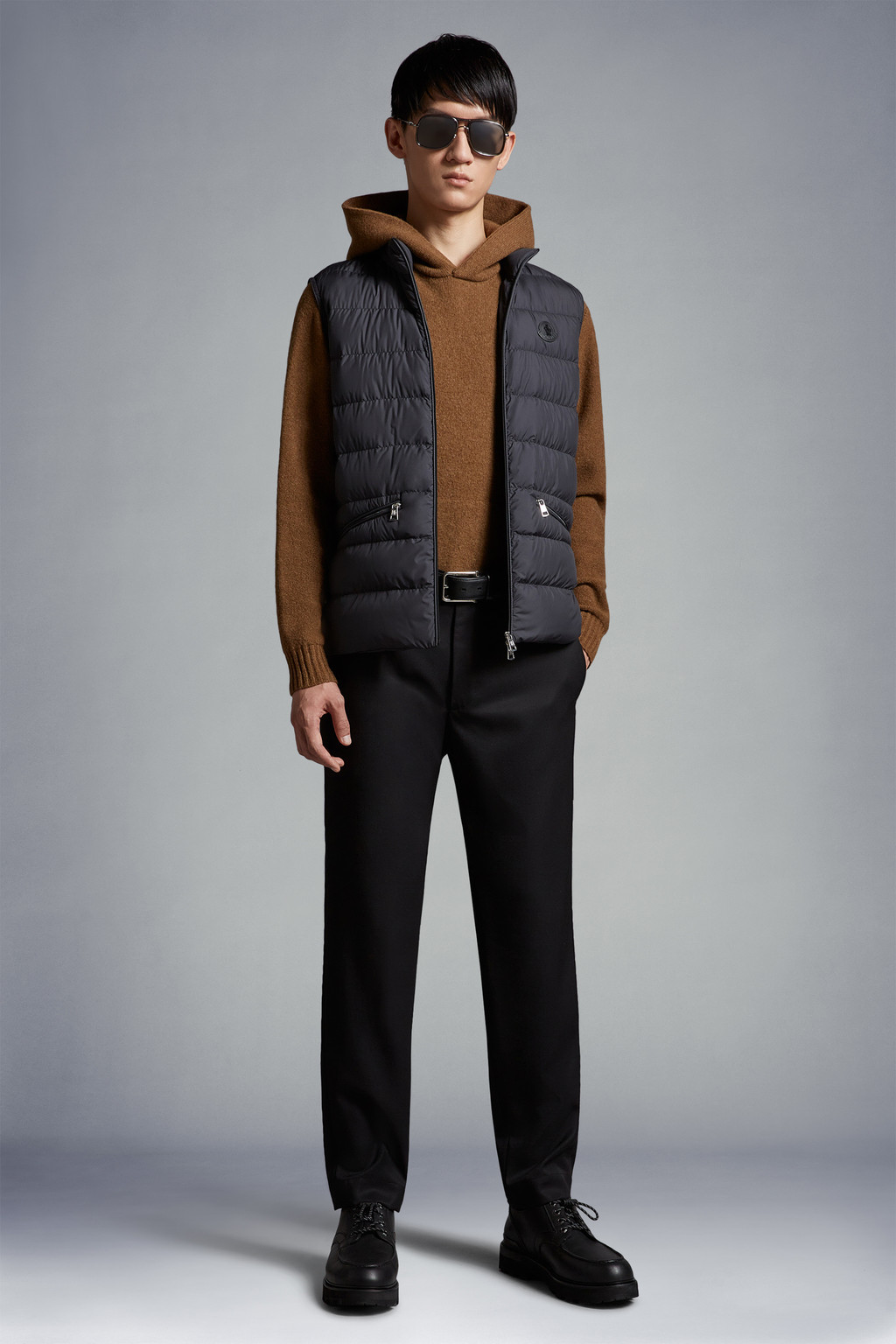 Moncler red shop body warmer