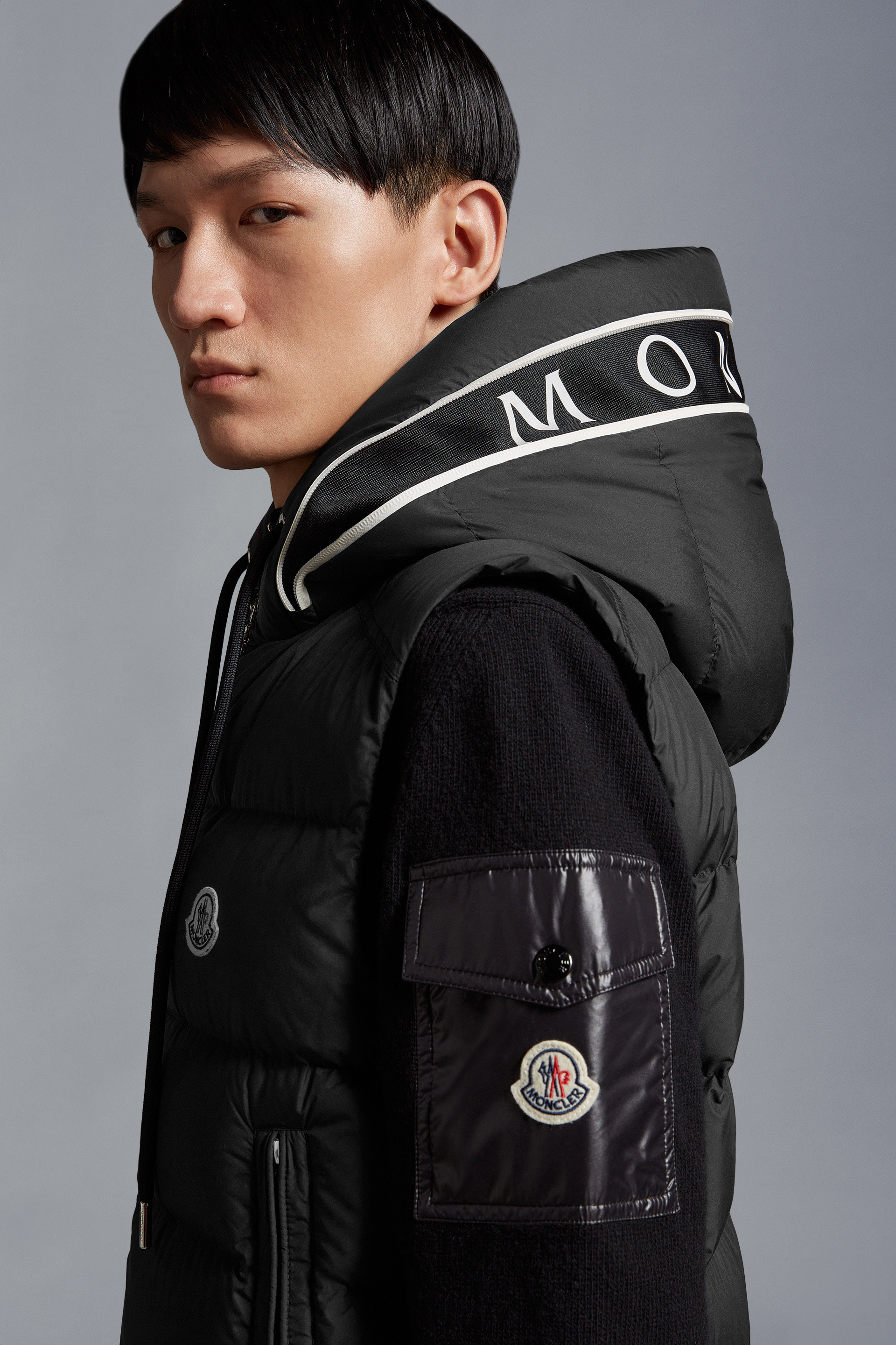 MONCLER　Cardamine　モンクレール　ブラック　6　ダウンベストダウン