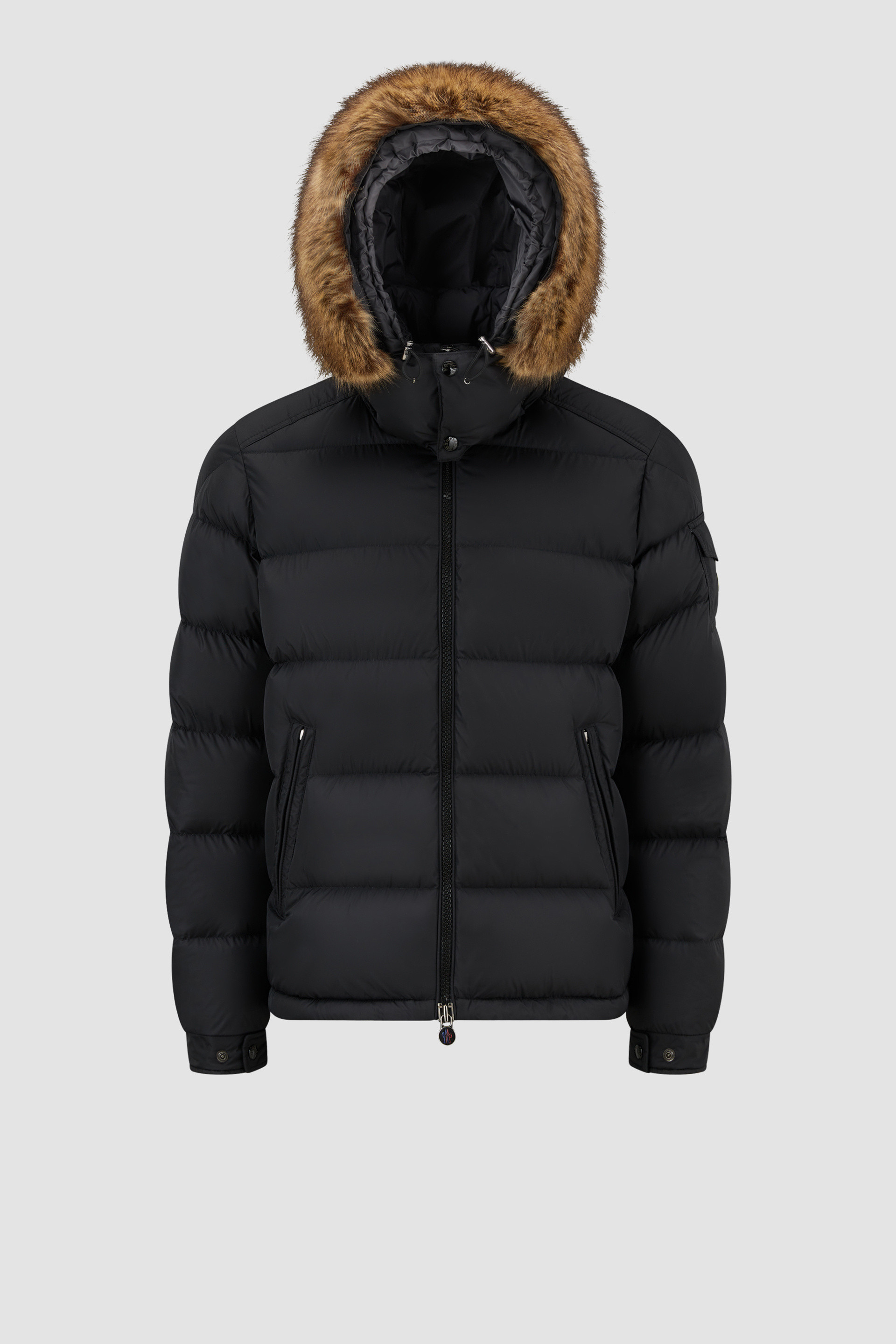 Moncler fur hotsell hood coat mens