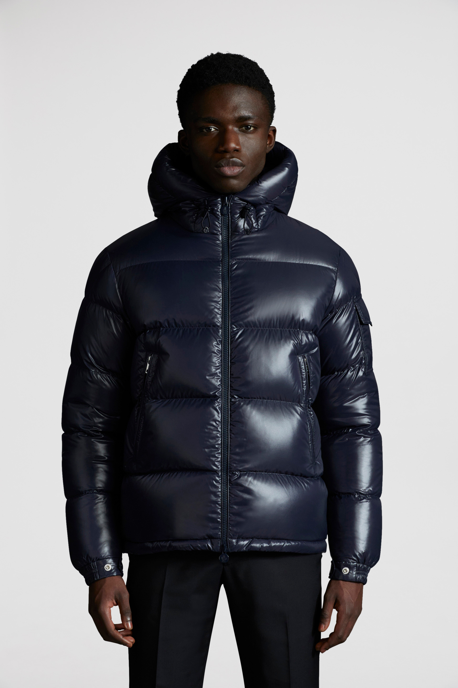 Navy deals moncler jacket