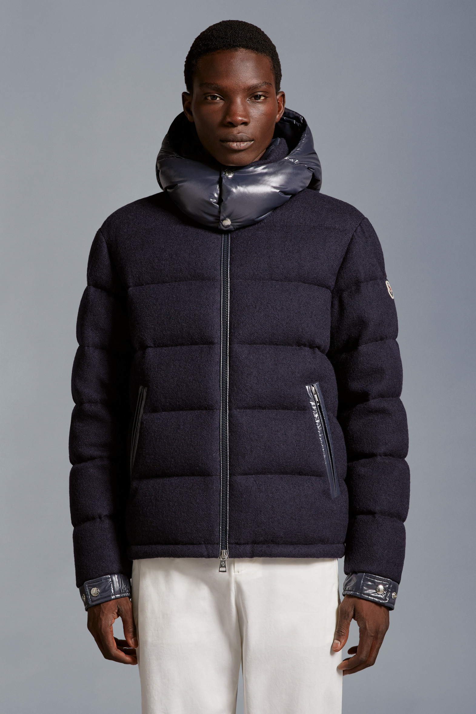 Night Blue Winnipeg Short Down Jacket Short Down Jackets for Men Moncler LT