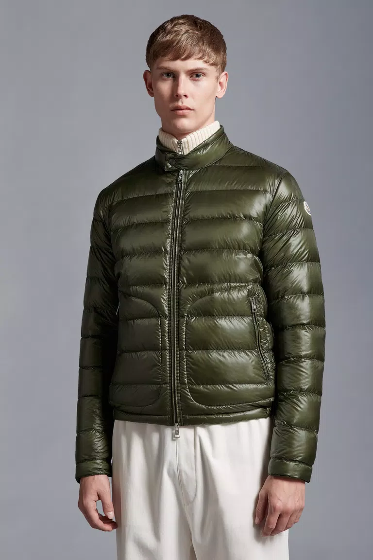 Acorus Short Down Jacket by Moncler, fashion meets function in this versatile insulated jacket.