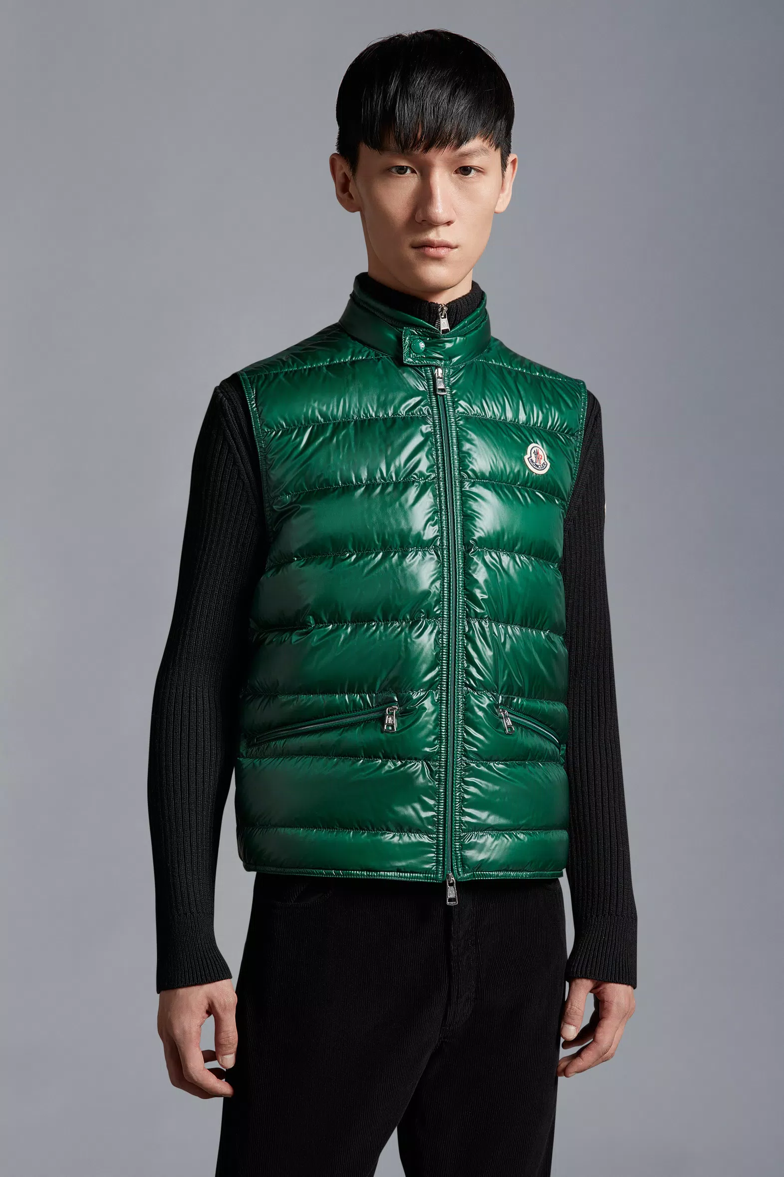 Green Gui Bright Green Gui Down Gilet - Vests for Men | Moncler FR