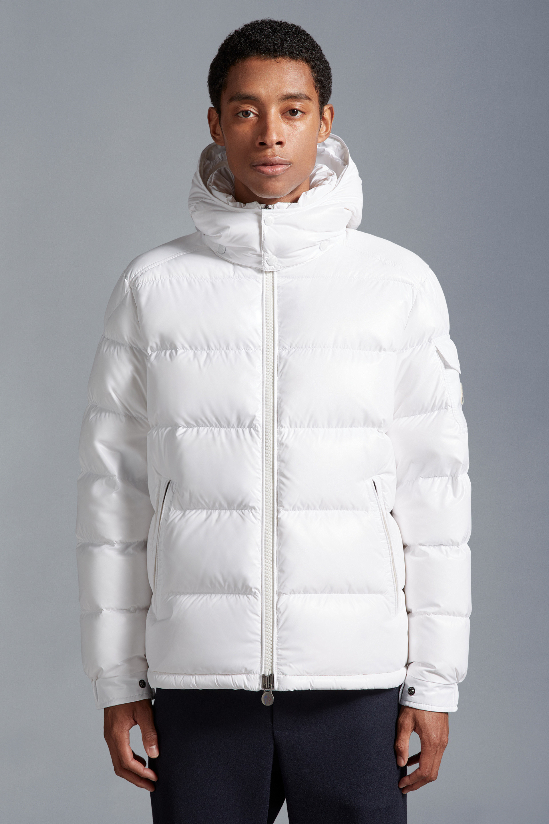 Moncler blanche hot sale