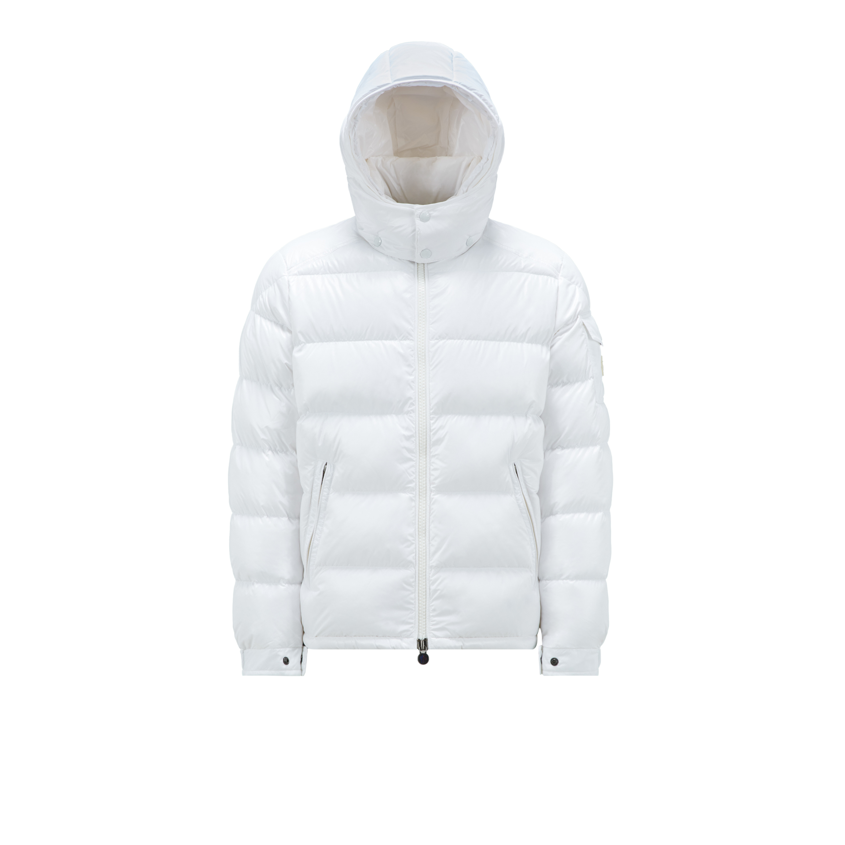 Moncler Collection Moncler Maya Short Down Jacket White In Blanc