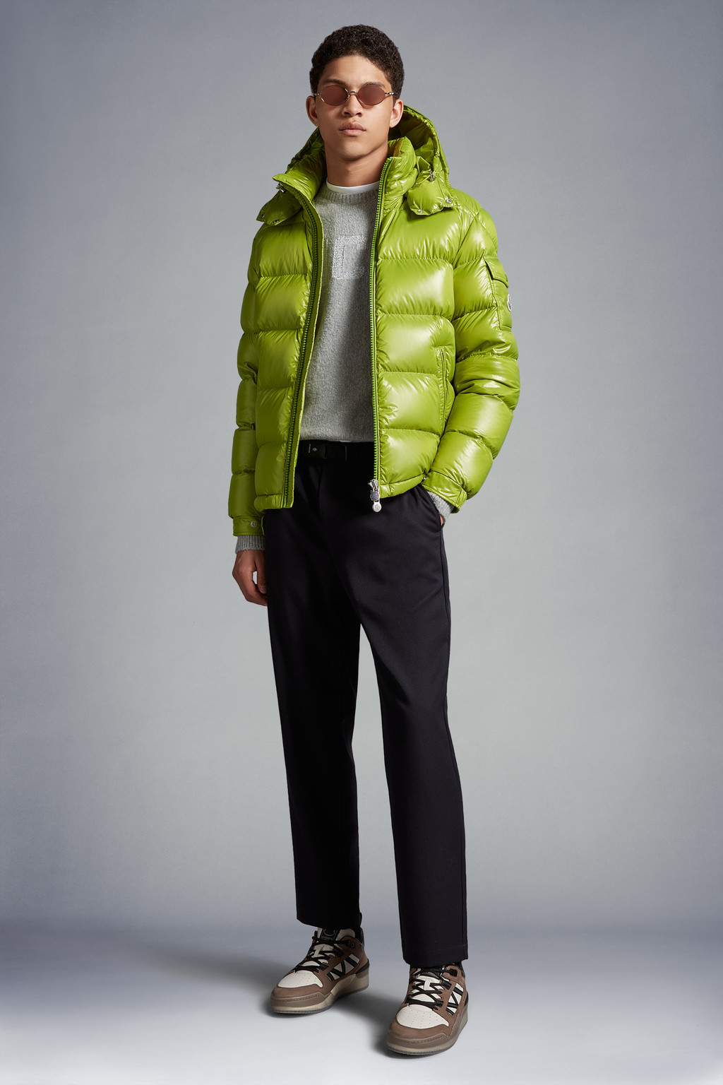 Leaf Green Moncler Maya Short Down Jacket - Short Down Jackets for