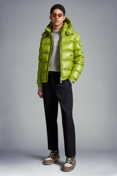 Leaf Green Moncler Maya Short Down Jacket - Short Down Jackets for Men ...