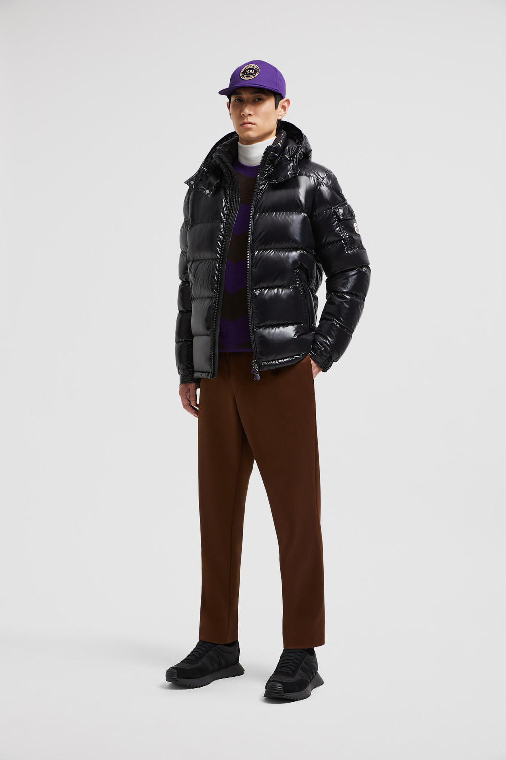 Black Moncler Maya Short Down Jacket - All Down Jackets for Men