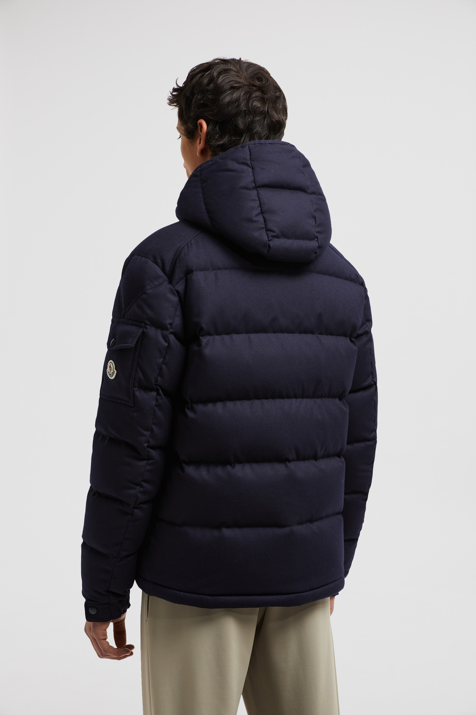 Night Blue Montgenevre Short Down Jacket - Short Down Jackets for