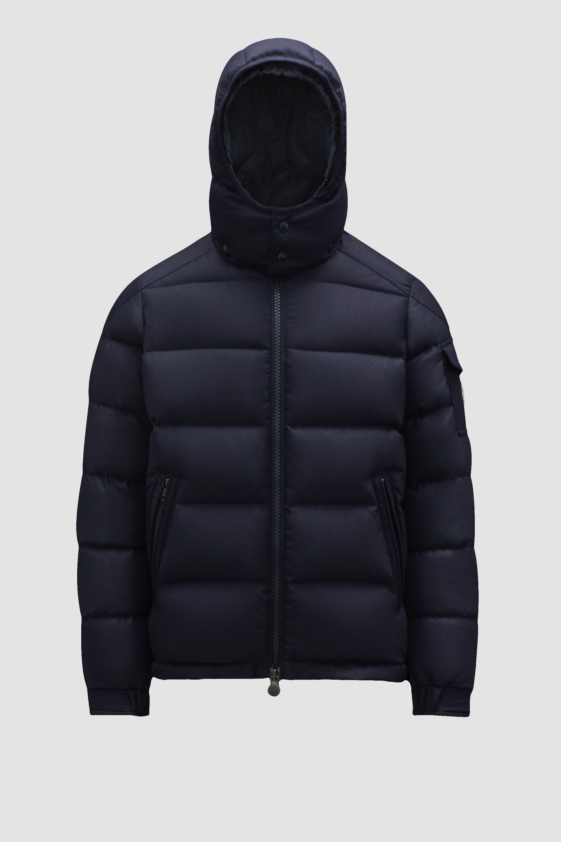 Moncler navy hot sale blue coat