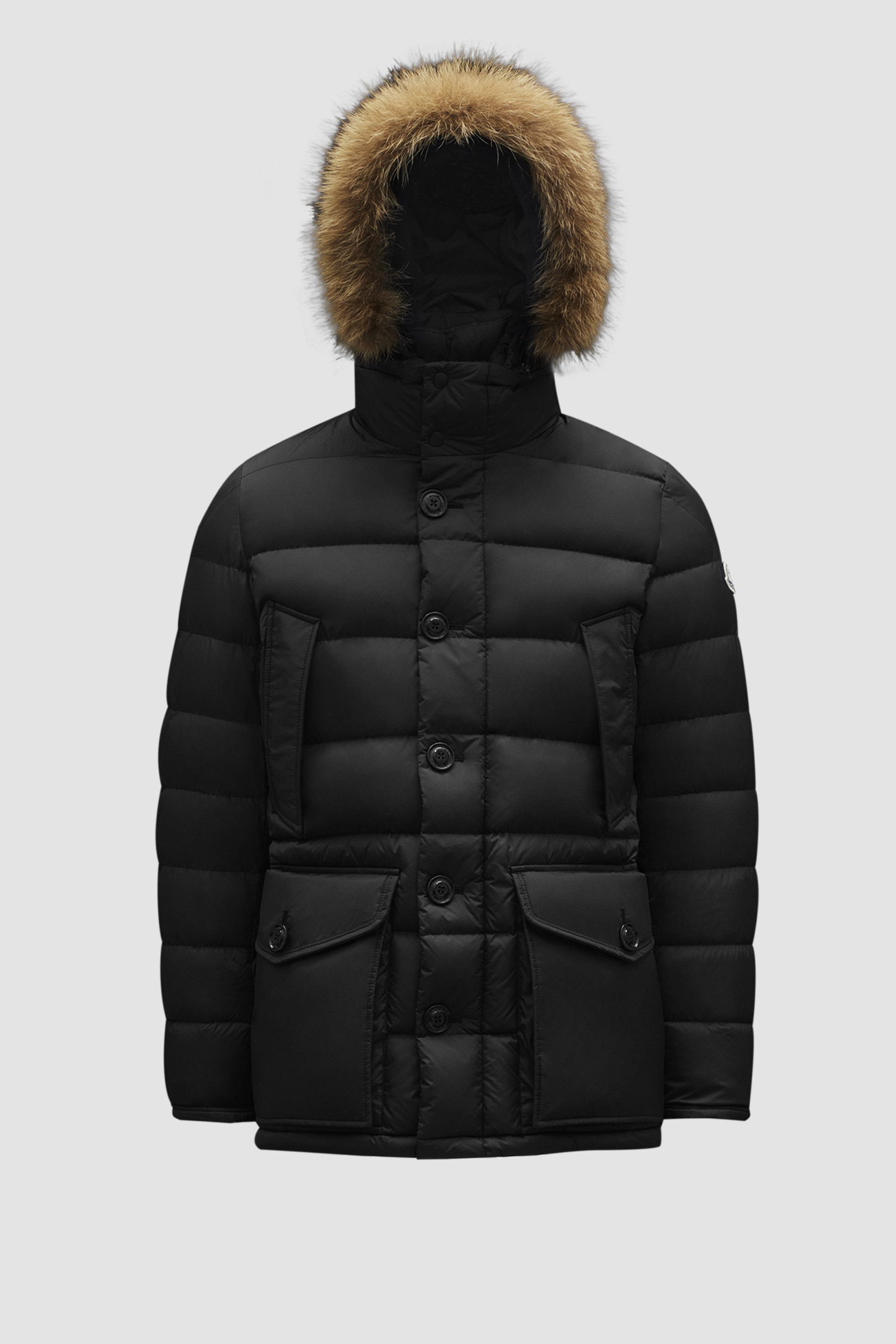 Moncler jacket with discount fur hood mens