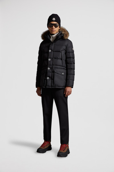 Moncler fur store hooded jacket