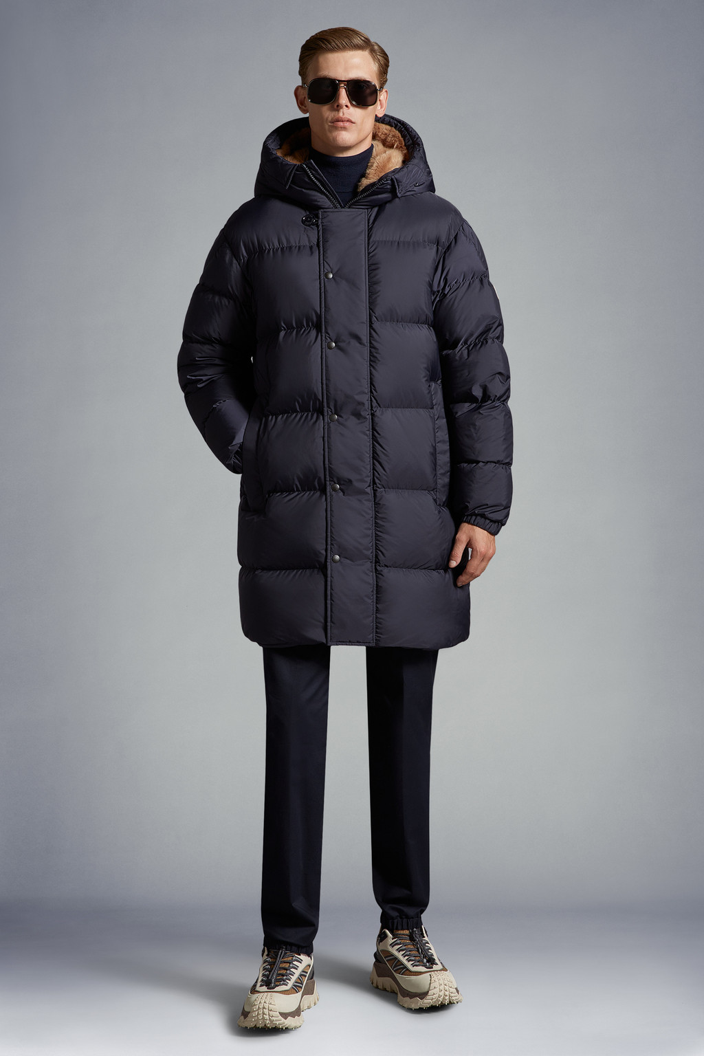 Long men hot sale puffer jacket