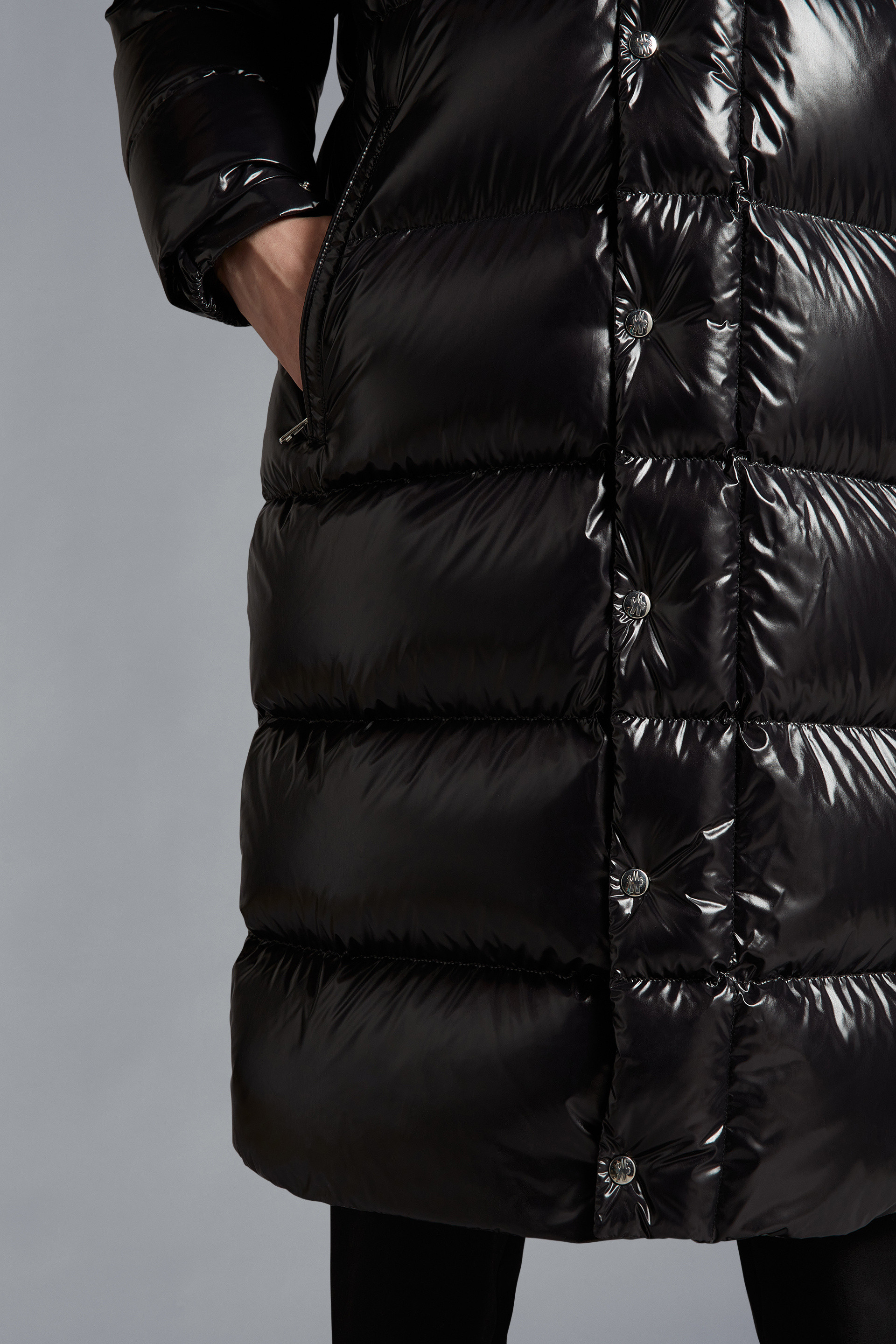 Moncler orophin outlet coat black