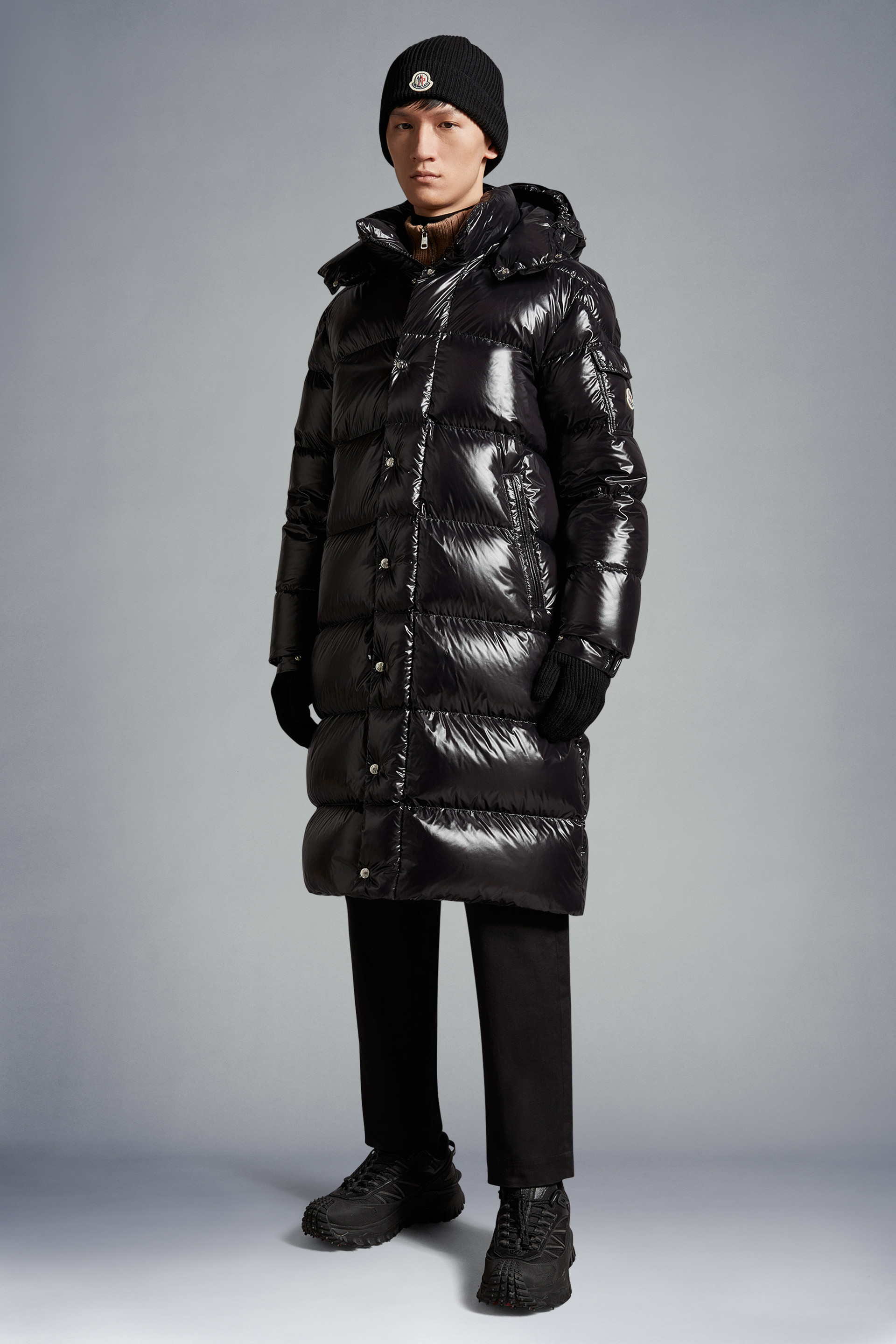 Moncler womens 2024 long puffer coat