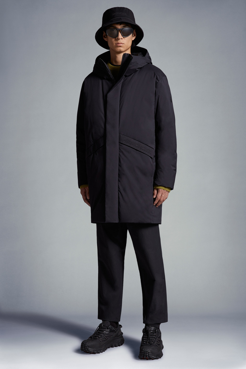 Doudoune moncler shop grise homme