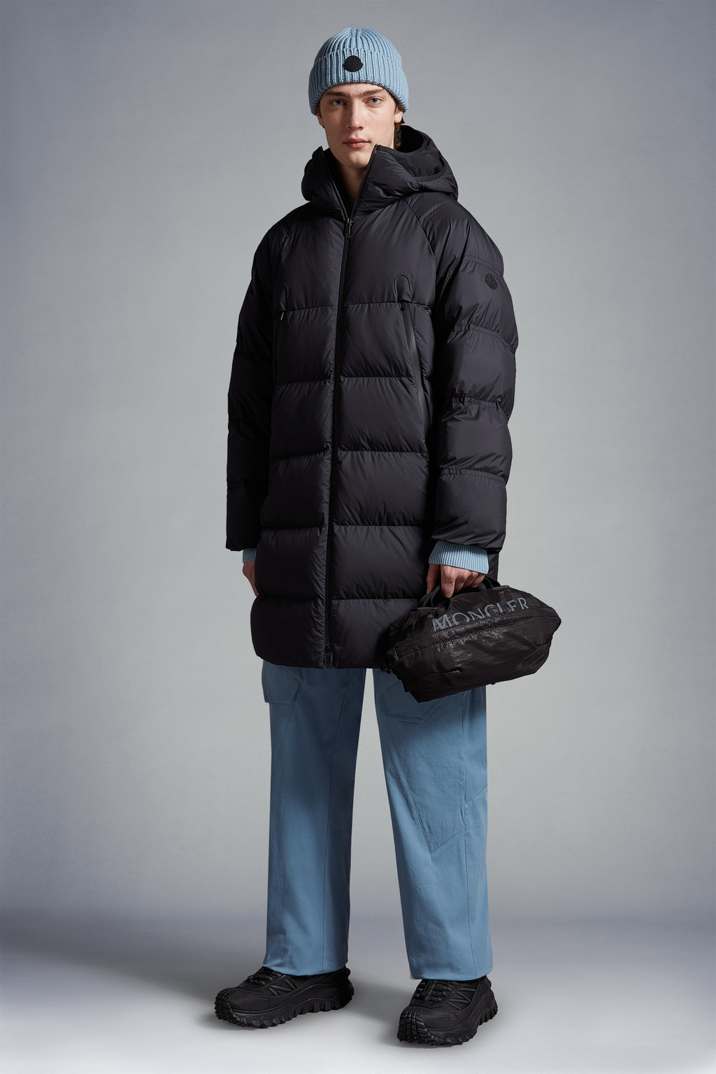 Mens moncler best sale with fur