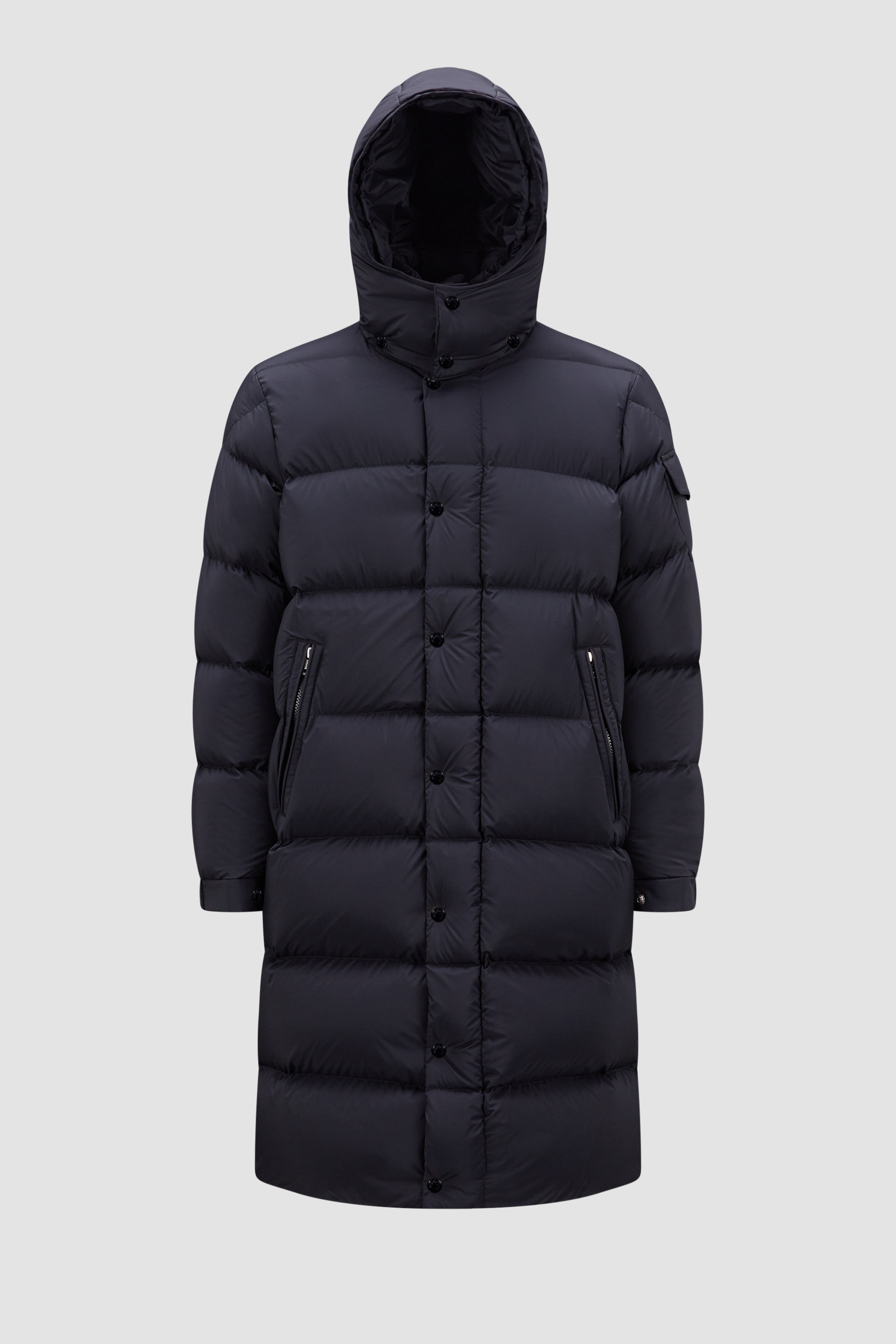 Mens long deals moncler jacket