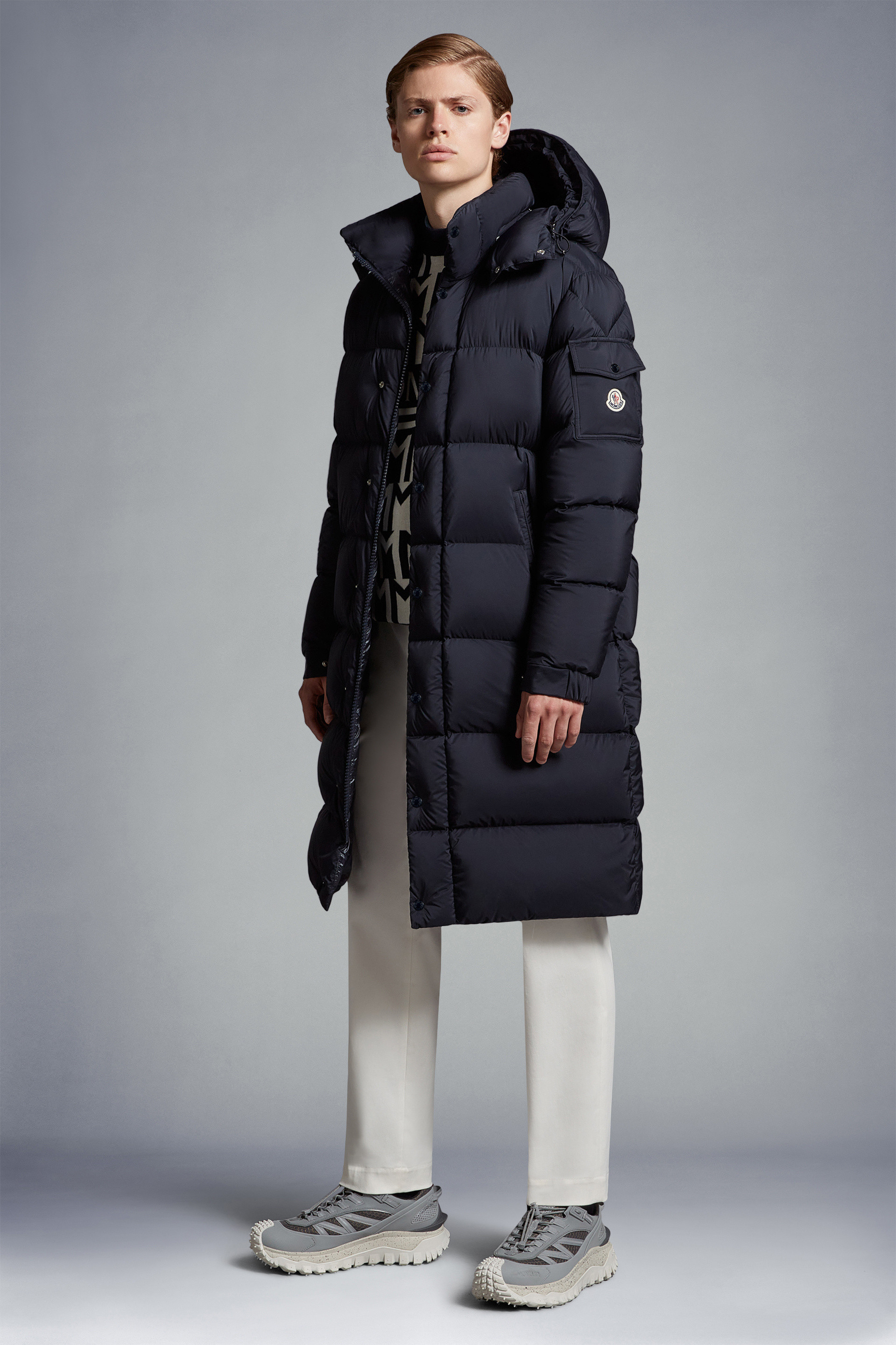 Moncler light best sale down jacket men's