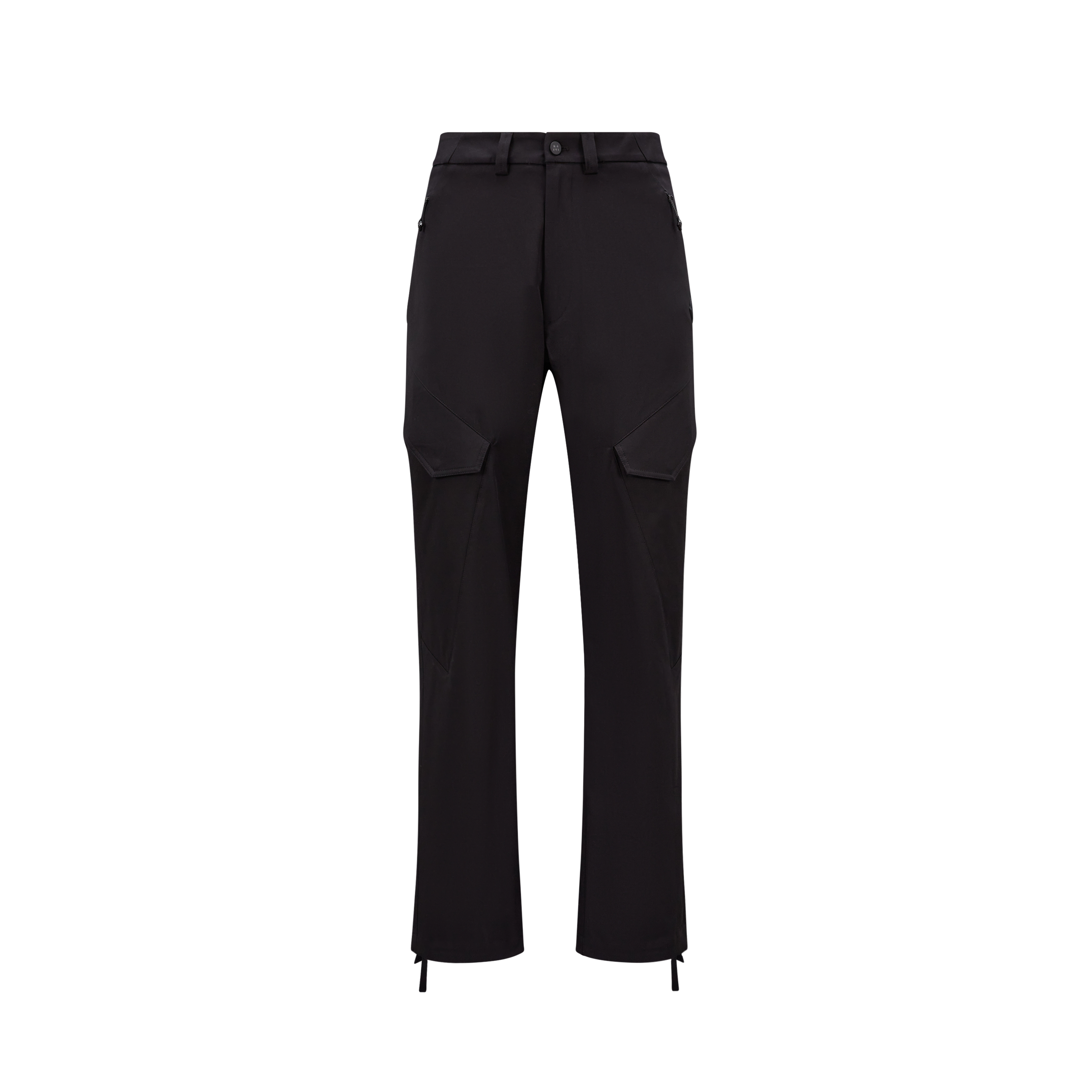 Moncler Collection Pantalon Cargo En Gabardine In Black