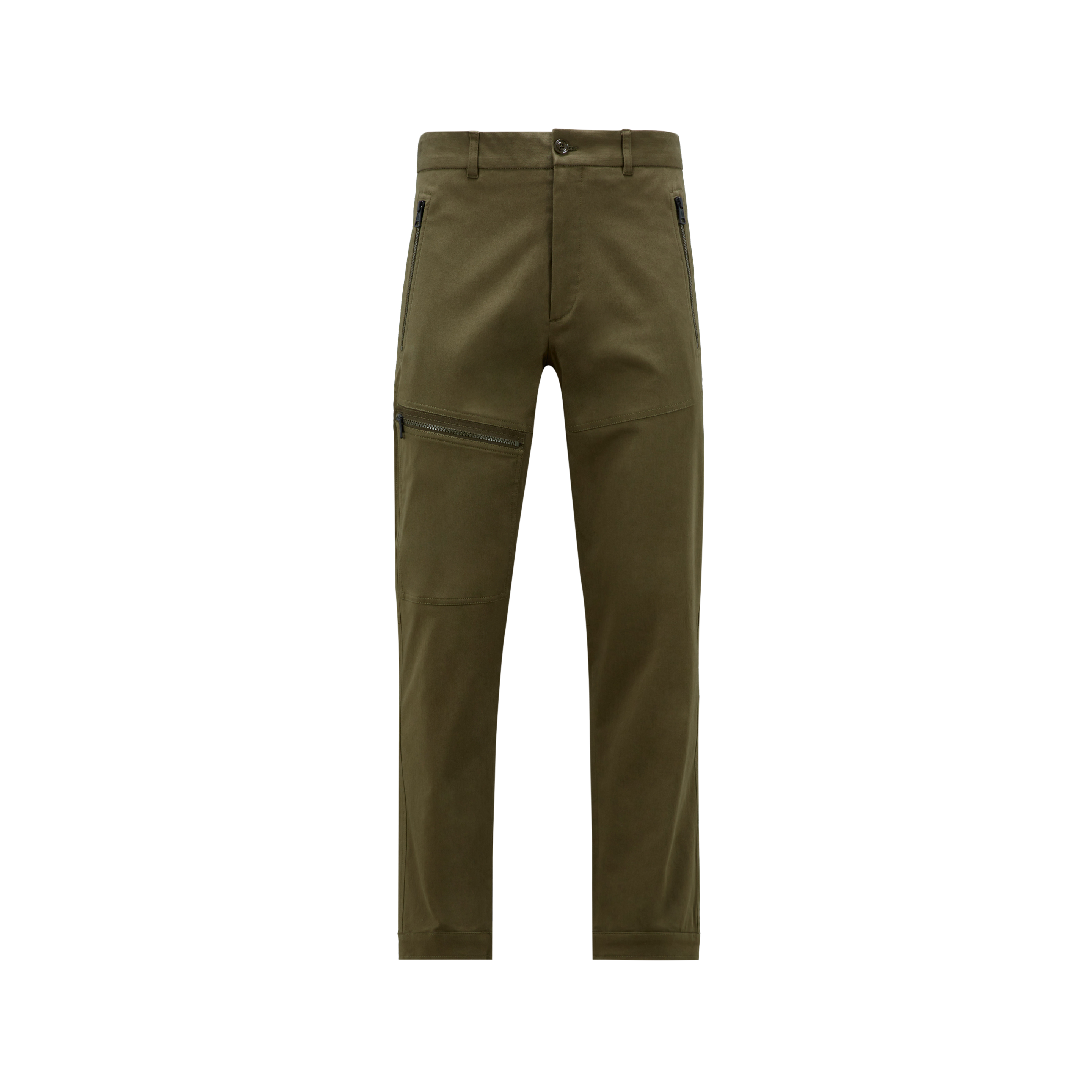 Moncler Collection Cotton Trousers Green