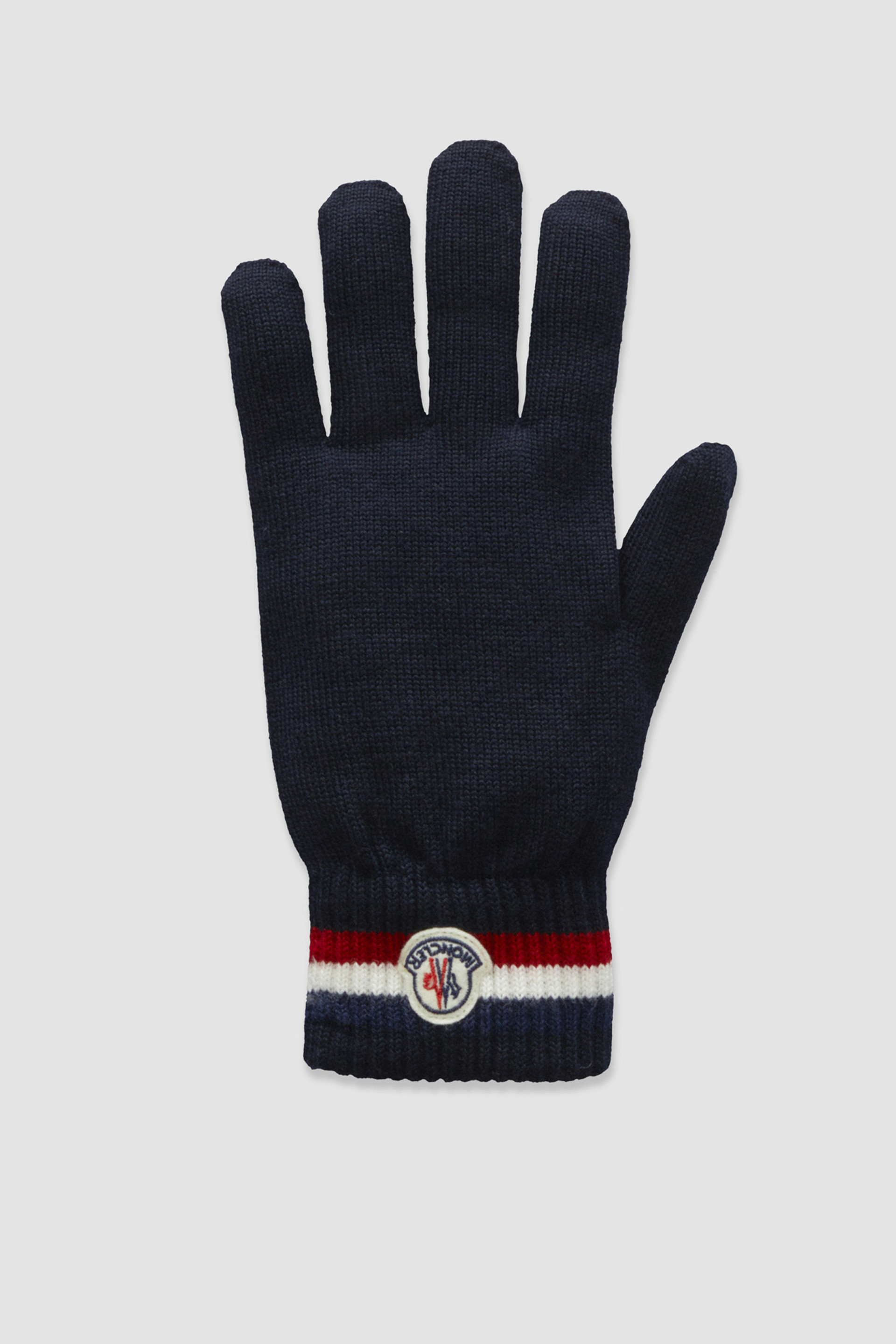 Moncler Virgin Wool Gloves men - Glamood Outlet