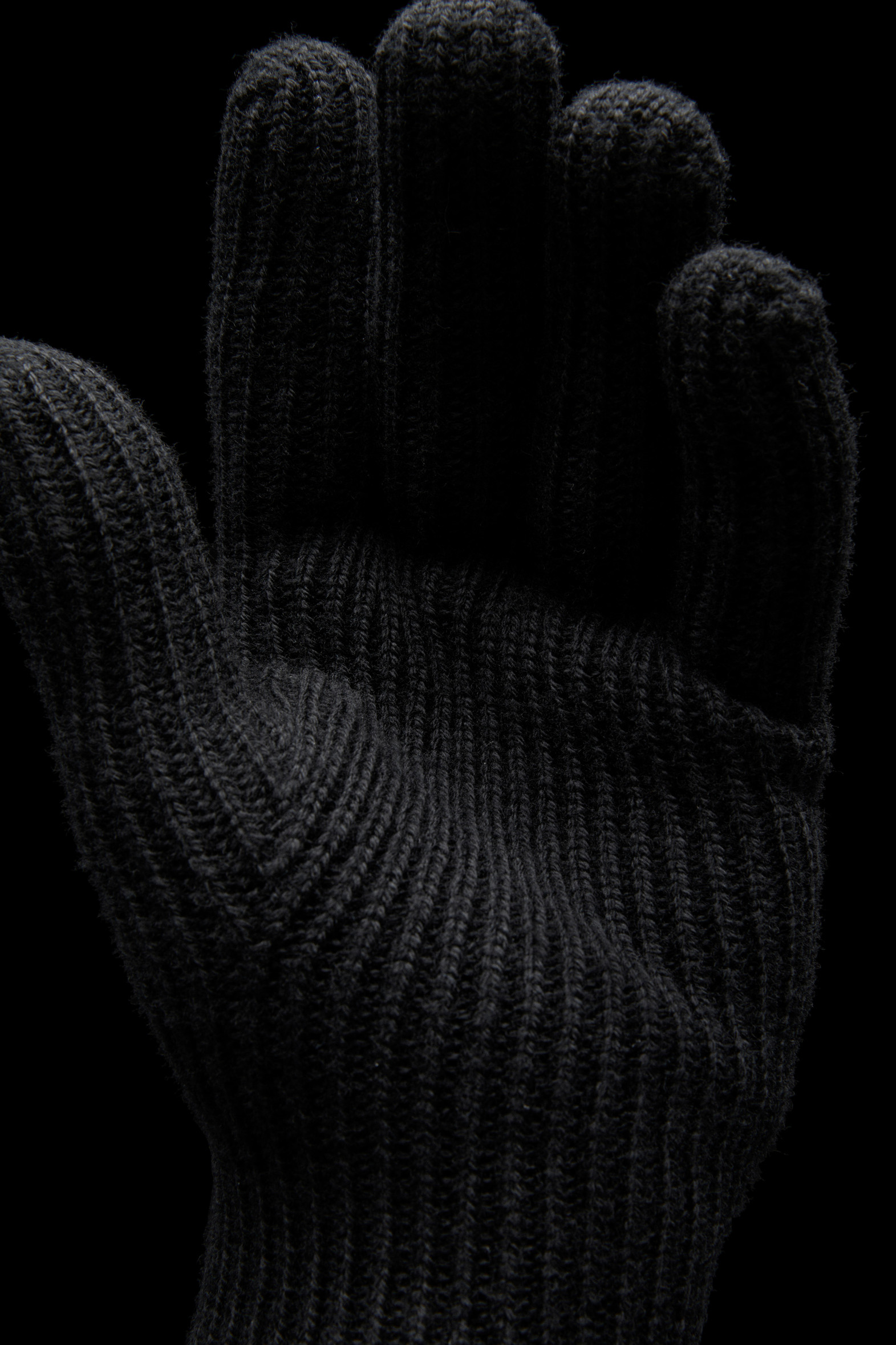 Black Wool Gloves Scarves & Gloves for Men Moncler US