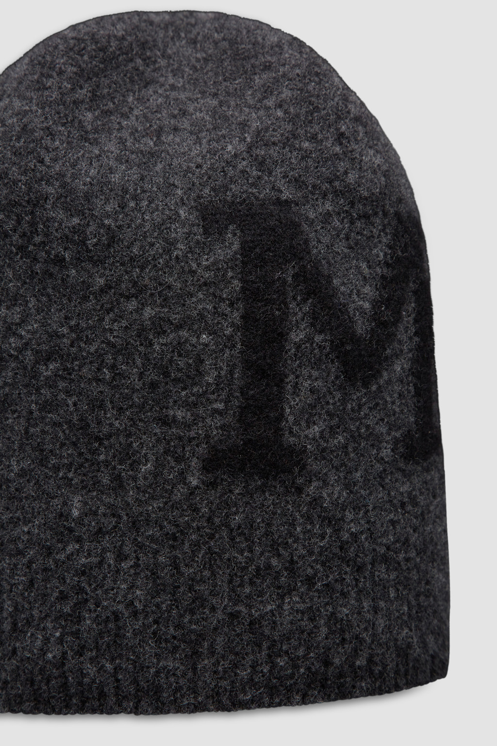 Dark Gray Wool & Cashmere Beanie Hats & Beanies for Men Moncler GR