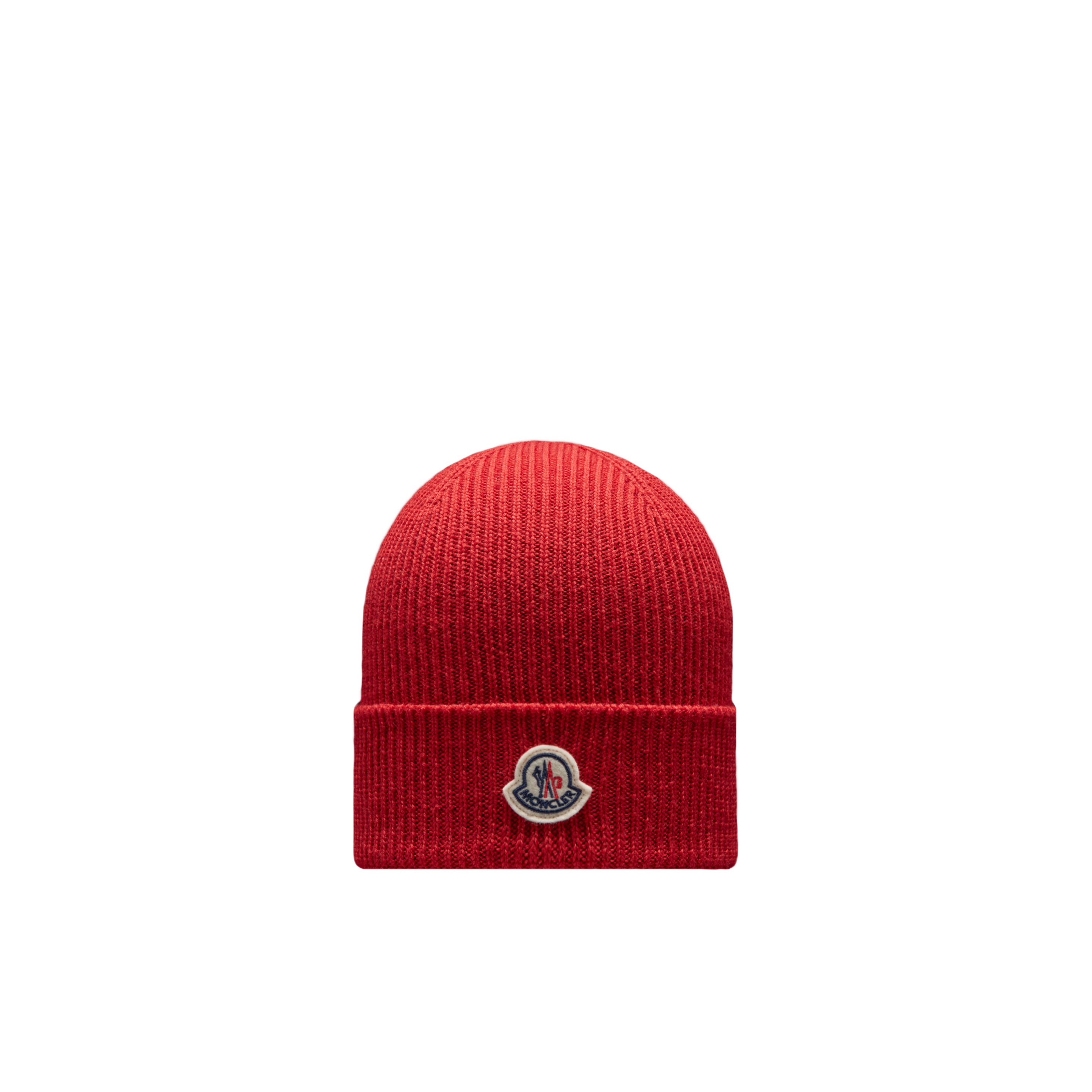 Moncler Collection Bonnet En Laine In Rouge