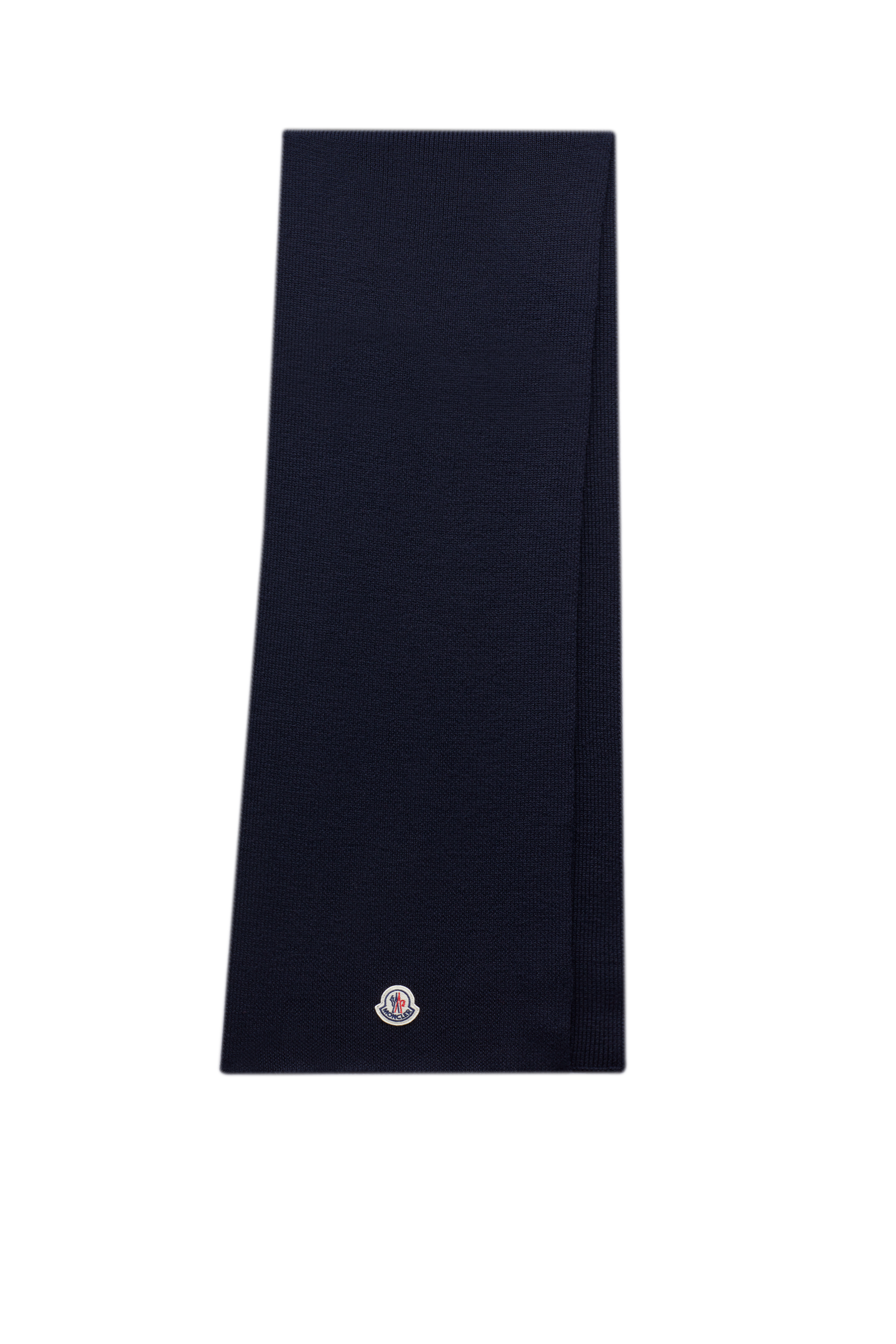 Moncler Collection Wool Scarf Blue In Bleu