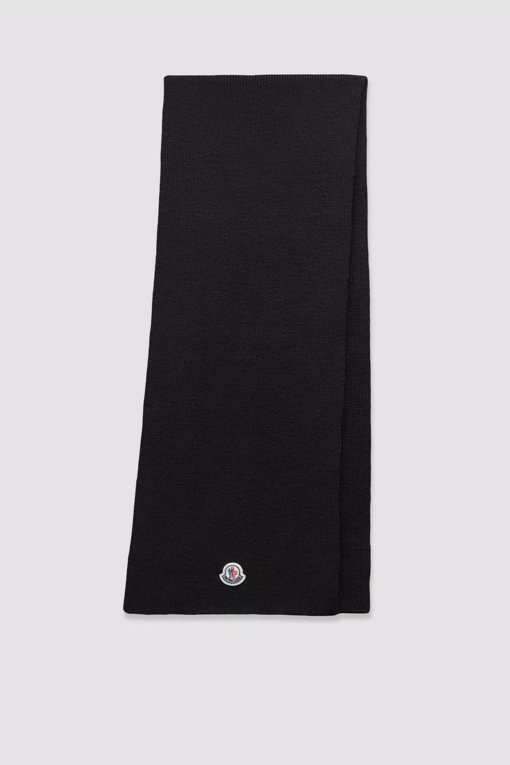 Шерстяной шарф Для мужчин Черный Moncler 1