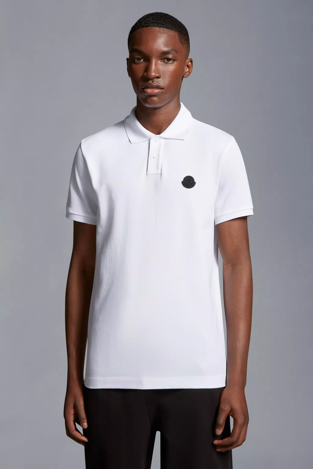 Optical White Logo Polo Shirt Polos T shirts For Men Moncler MT optical-white-logo-polo-shirt-polos-t-shirts-for-men-moncler-mt