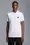 Logo Polo Shirt Men Optical White Moncler 3