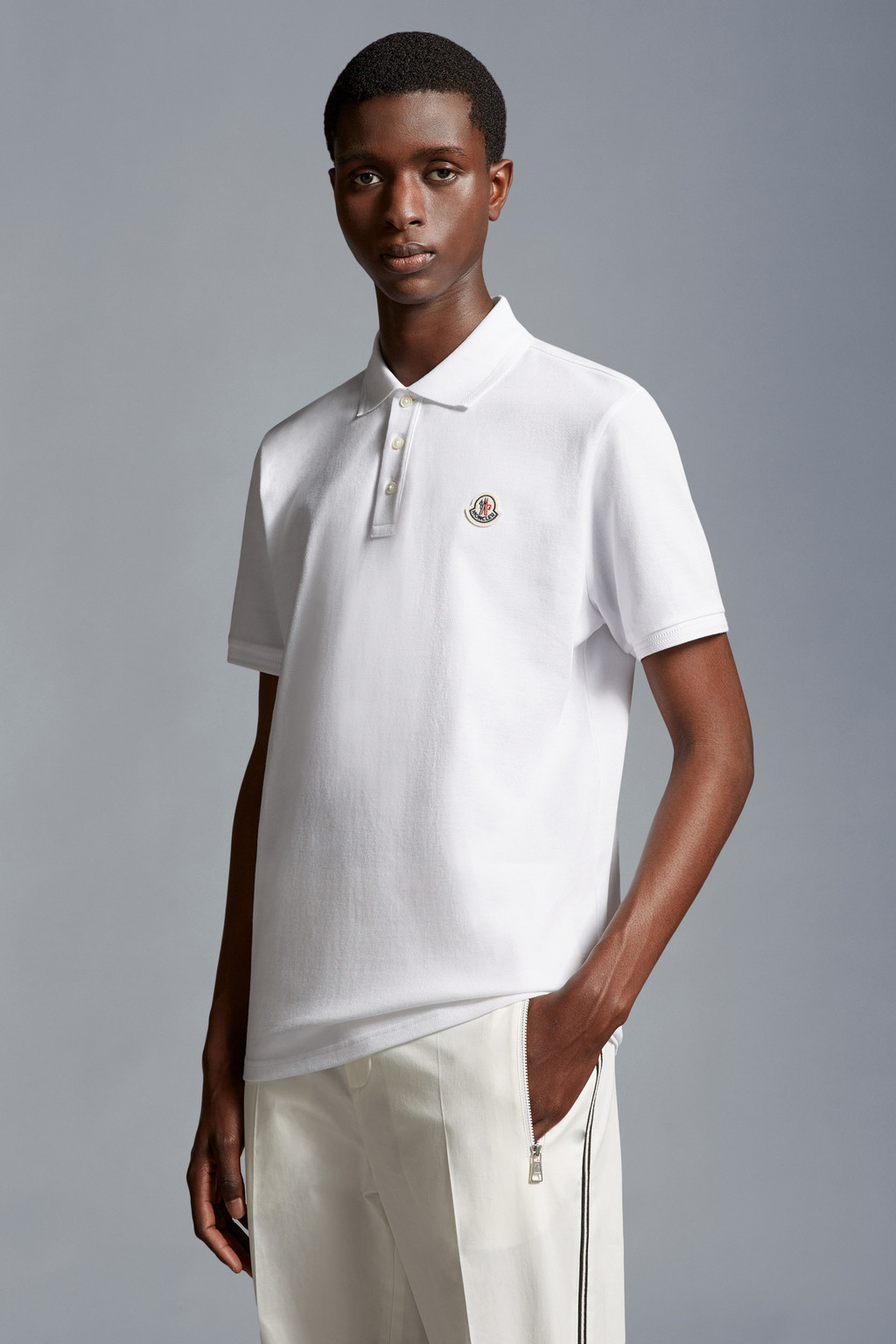 Polo moncler online noir