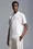 Polo avec logo Hommes Blanc Optique Moncler