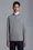 Long Sleeve Polo Shirt Men Gray Moncler 4