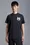T-Shirt mit Monogramm Herren Navyblau Moncler