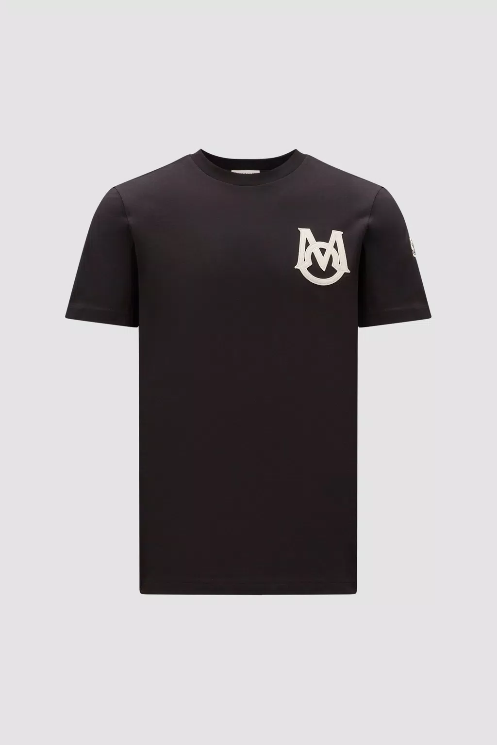 Black Monogram T-Shirt - Polos & T-shirts for Men | Moncler US