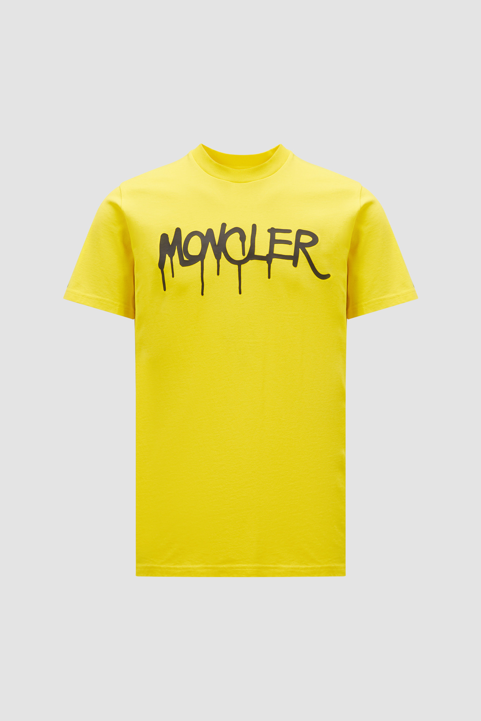 Lemon Yellow Logo T-Shirt - Polos & T-shirts for Men | Moncler CA